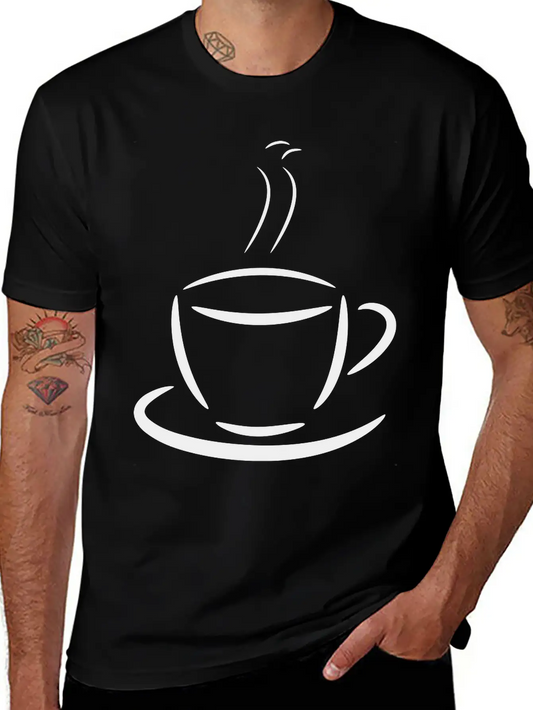 Coffee Penguin Basic Graphic T-Shirt ¨C Daily Comfort In Soft Cotton