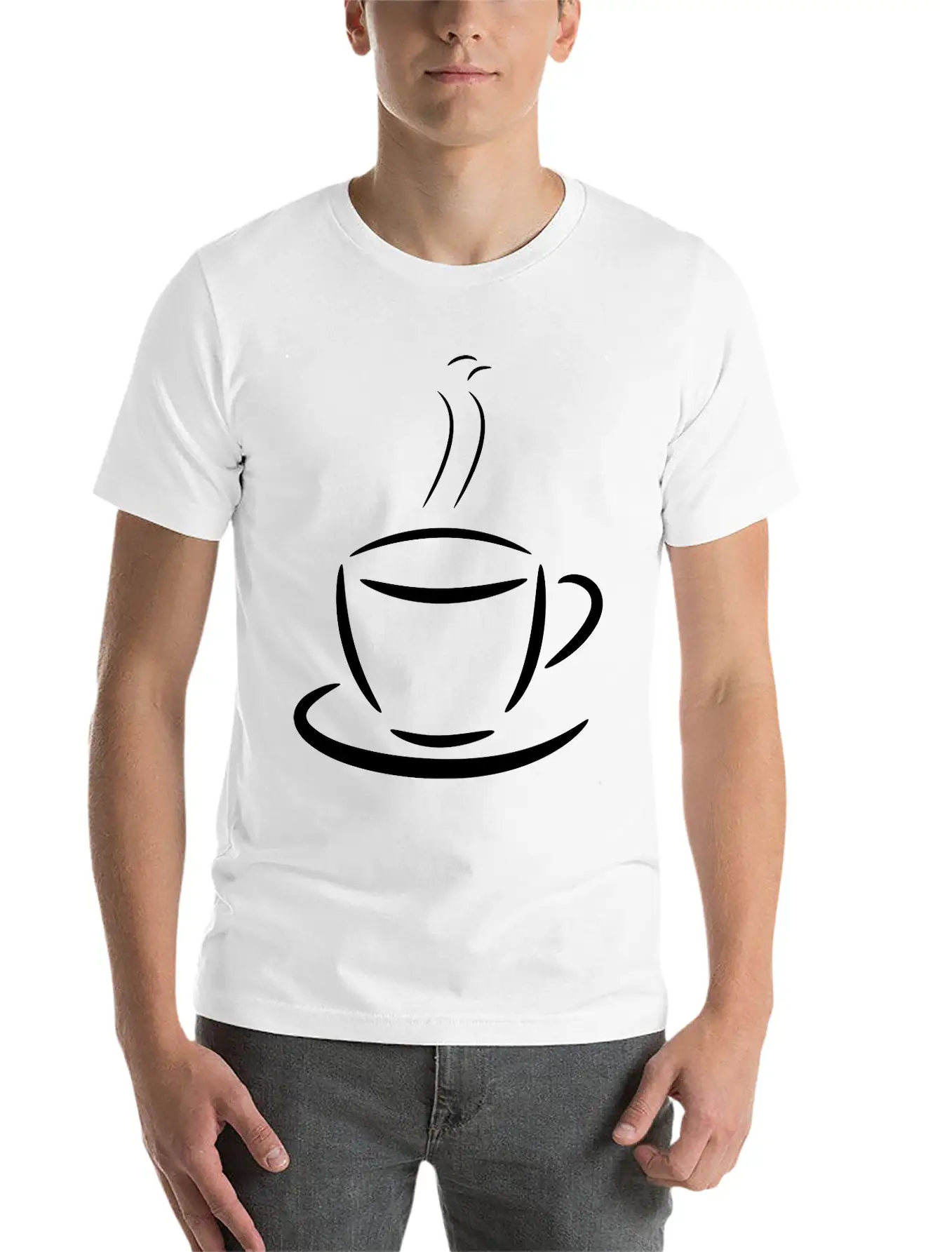 Coffee Penguin Basic Graphic T-Shirt ¨C Daily Comfort In Soft Cotton