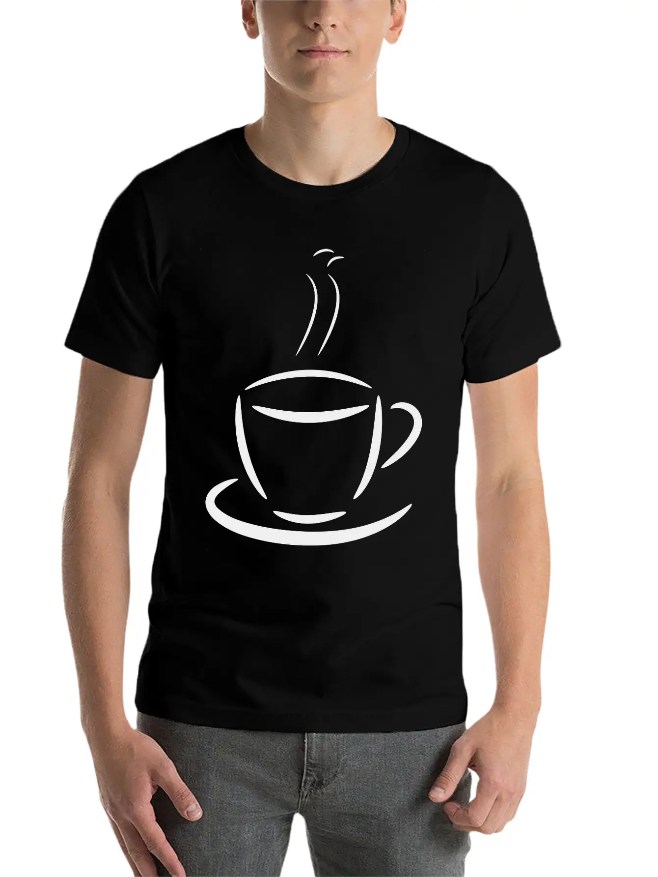 Coffee Penguin Basic Graphic T-Shirt ¨C Daily Comfort In Soft Cotton