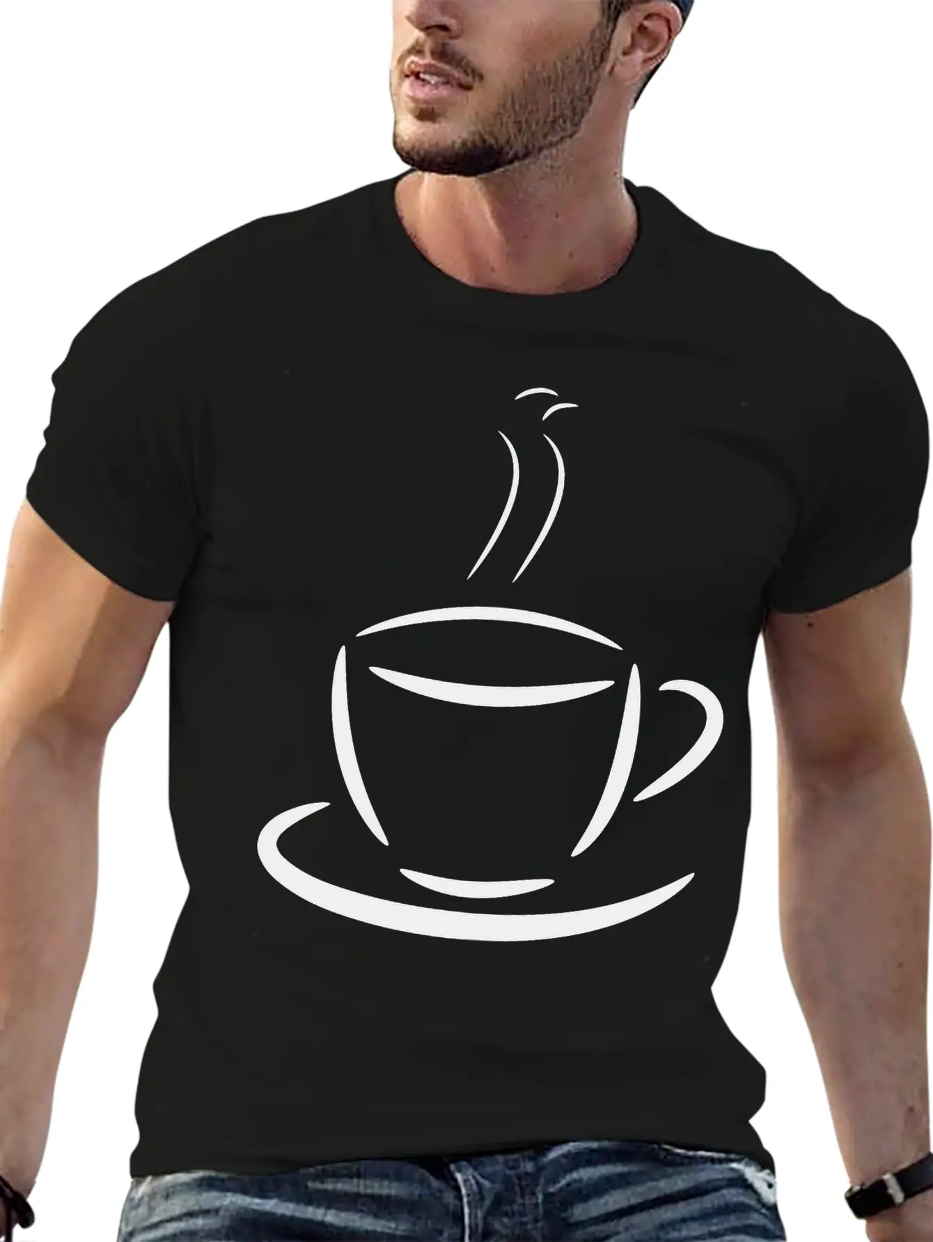 Coffee Penguin Basic Graphic T-Shirt ¨C Daily Comfort In Soft Cotton