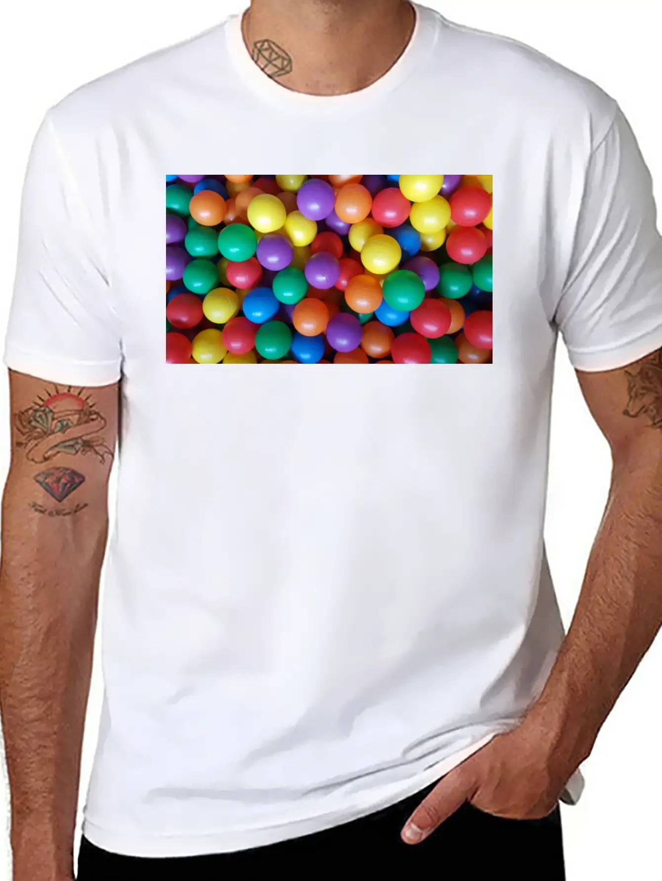 Colors Ball Soft Cotton Short Sleeve Tee ¨C Unisex Wardrobe Staple