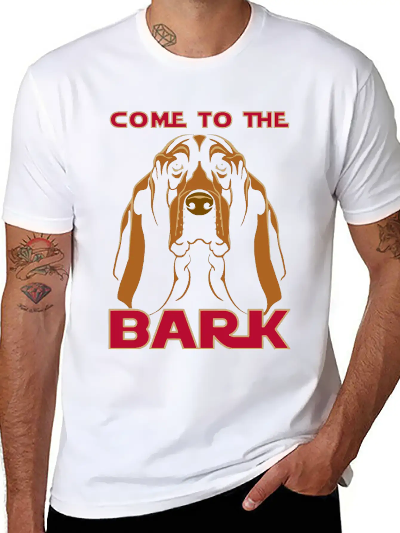 Come To The Bark Soft Cotton Short Sleeve Tee ¨C Unisex Wardrobe Staple