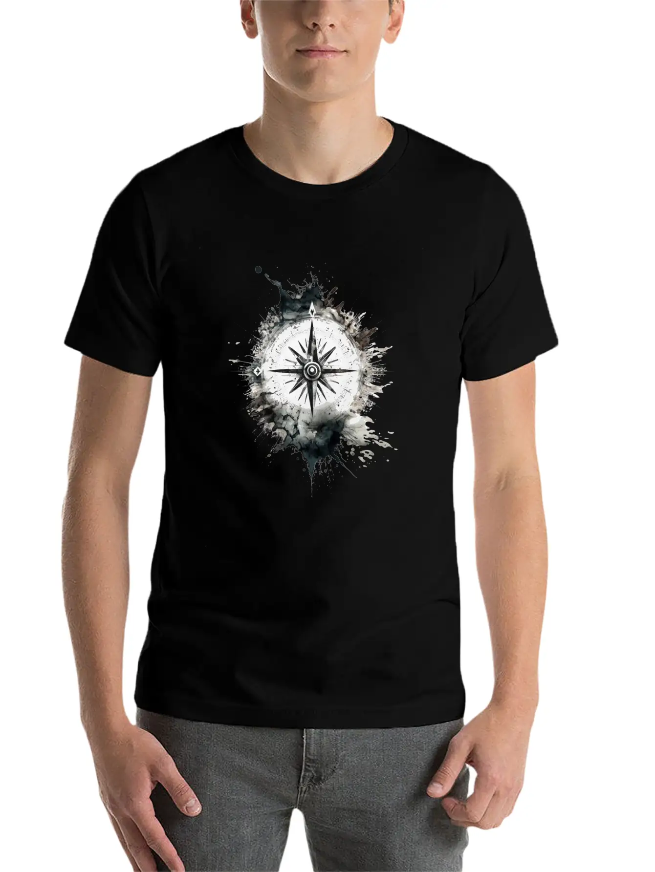 Compass Soft Cotton Short Sleeve Tee ¨C Unisex Wardrobe Staple