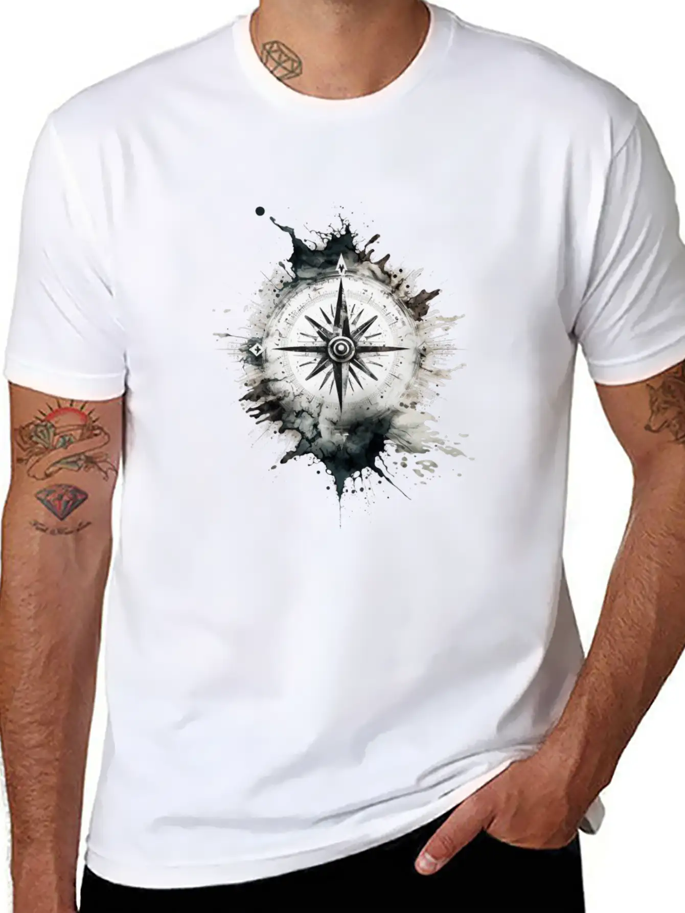 Compass Soft Cotton Short Sleeve Tee ¨C Unisex Wardrobe Staple