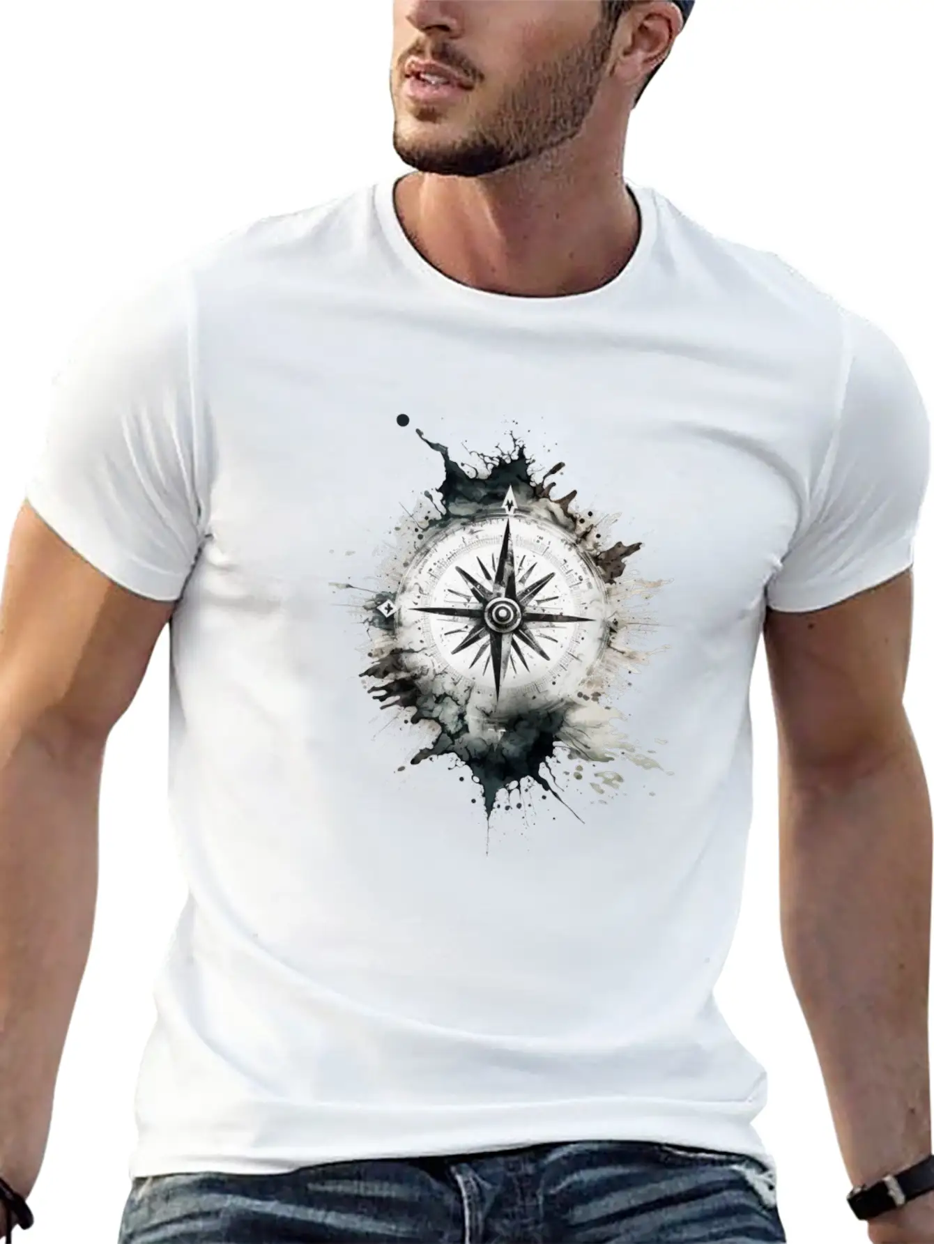 Compass Soft Cotton Short Sleeve Tee ¨C Unisex Wardrobe Staple