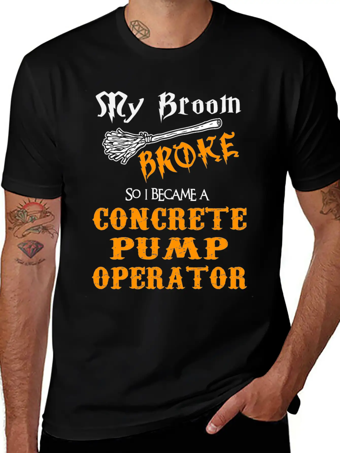 Concrete Pump Operator Basic Graphic T-Shirt ¨C Daily Comfort In Soft Cotton