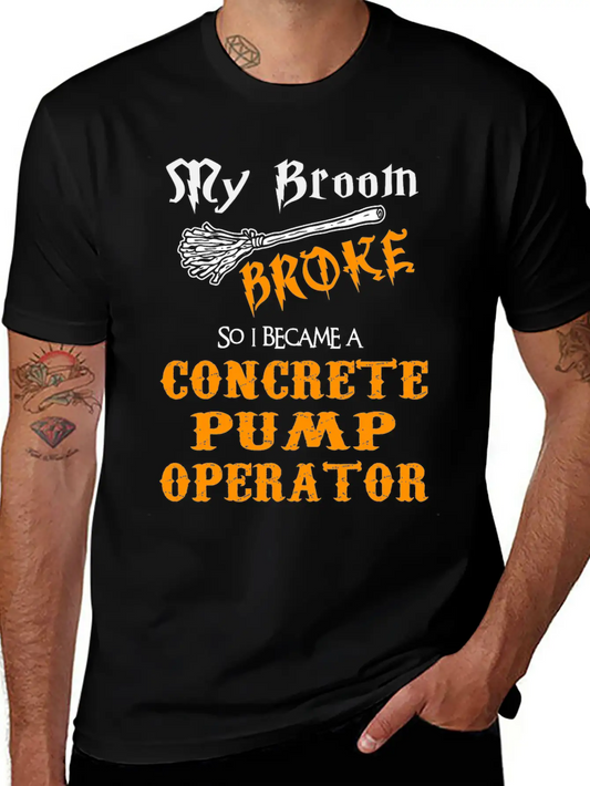 Concrete Pump Operator Basic Graphic T-Shirt ¨C Daily Comfort In Soft Cotton