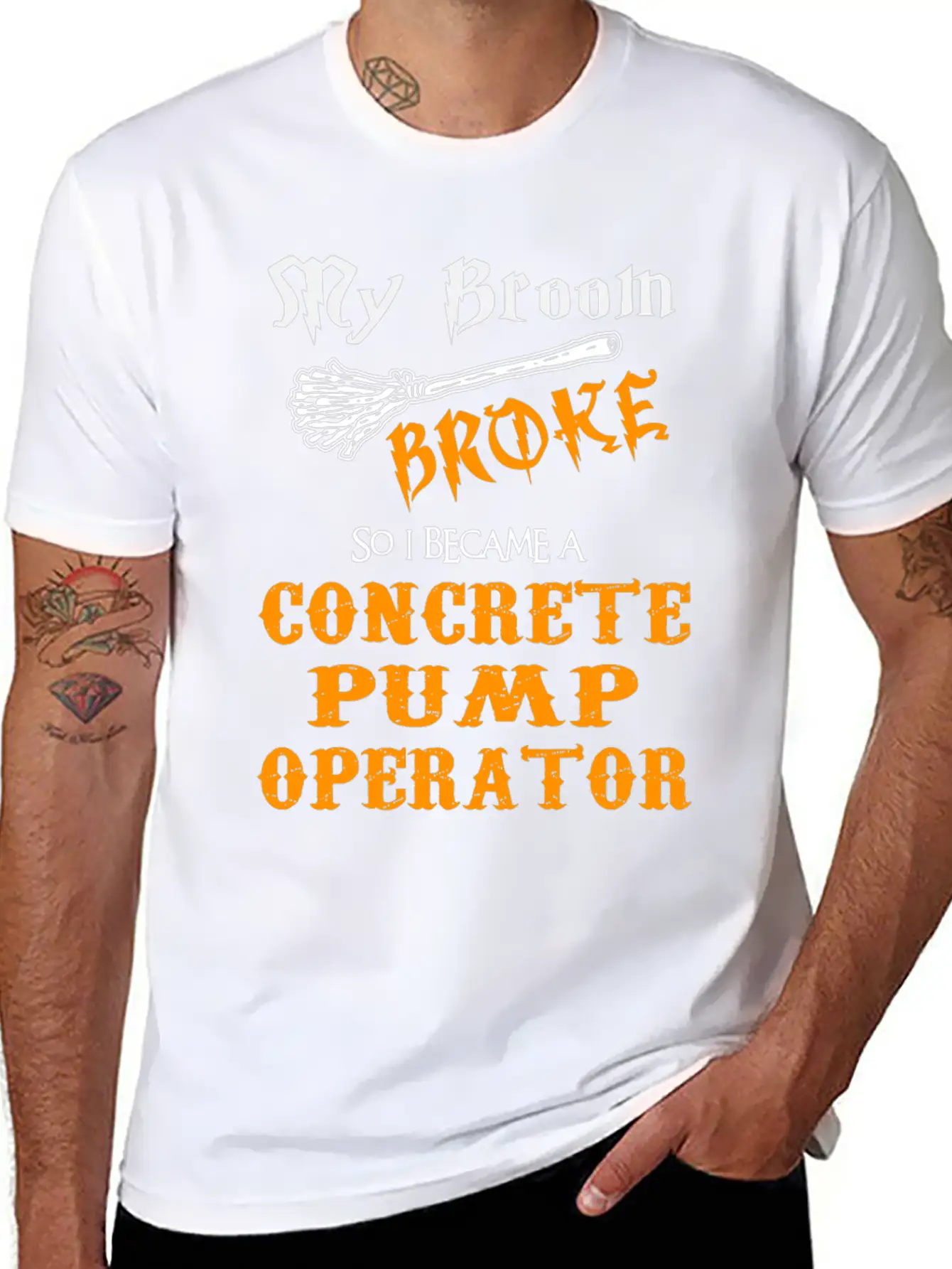 Concrete Pump Operator Basic Graphic T-Shirt ¨C Daily Comfort In Soft Cotton