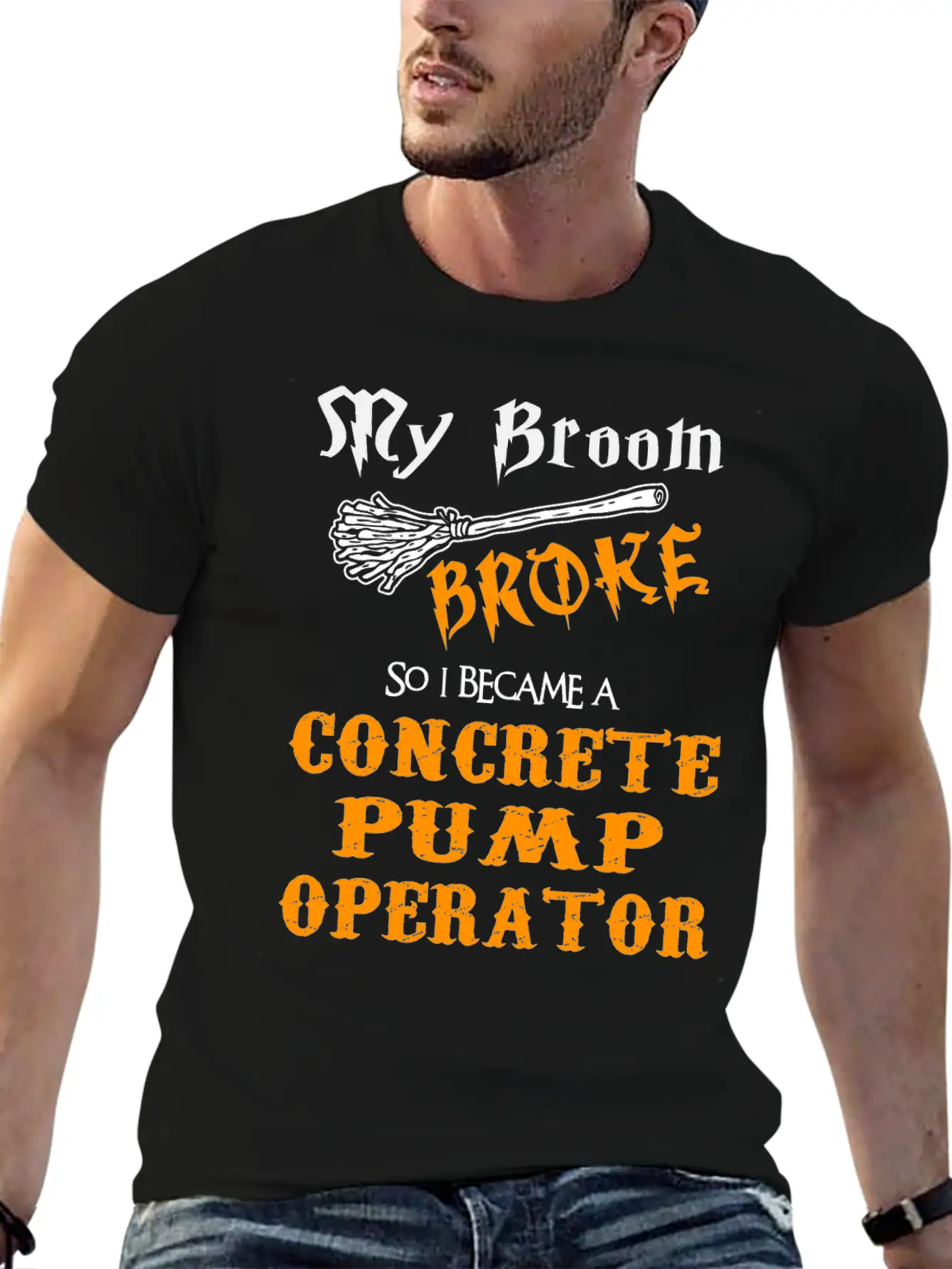 Concrete Pump Operator Basic Graphic T-Shirt ¨C Daily Comfort In Soft Cotton
