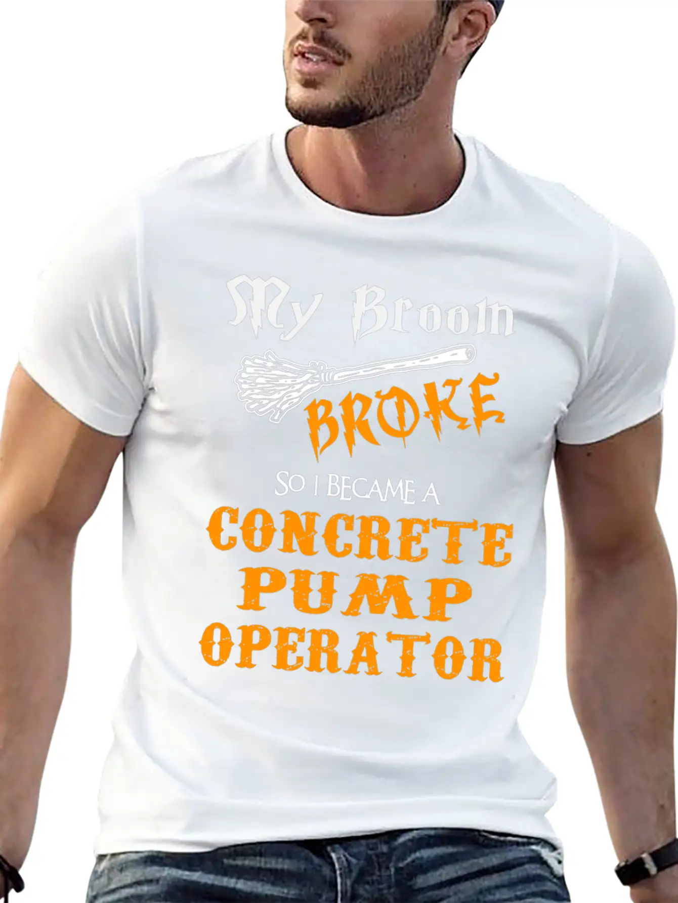 Concrete Pump Operator Basic Graphic T-Shirt ¨C Daily Comfort In Soft Cotton