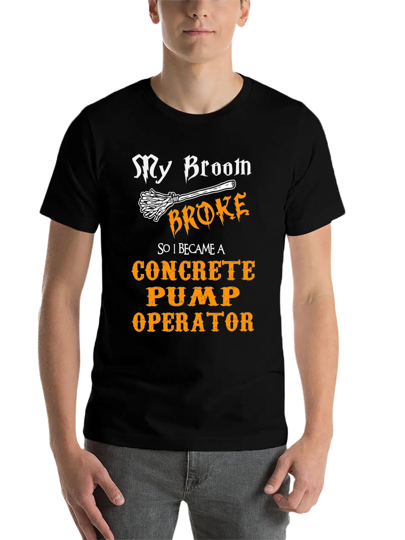 Concrete Pump Operator Basic Graphic T-Shirt ¨C Daily Comfort In Soft Cotton