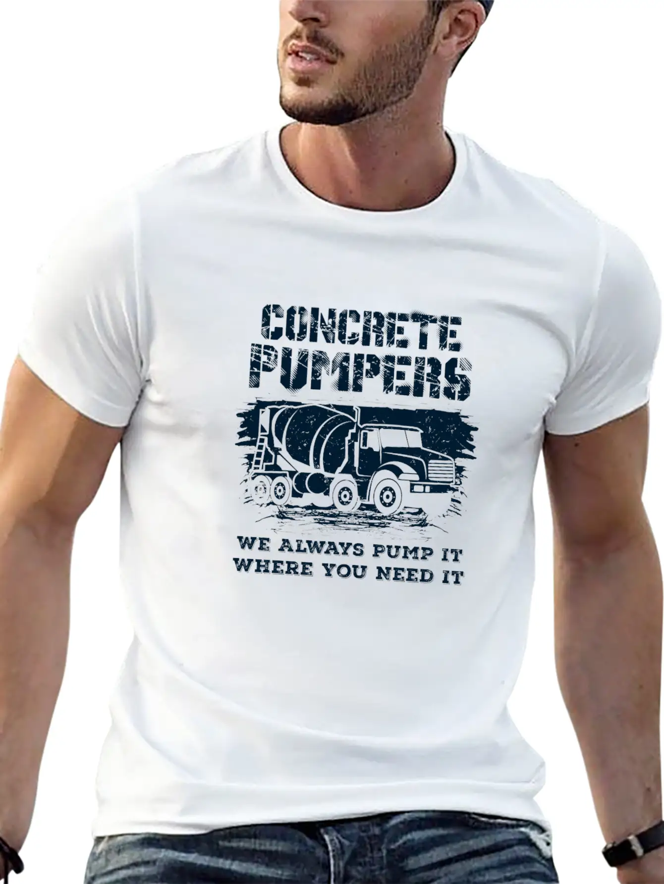 Concrete Pumpers We Always Pump It II Gift Essential Cotton Tee For Daily Outfits ¨C Unisex Style