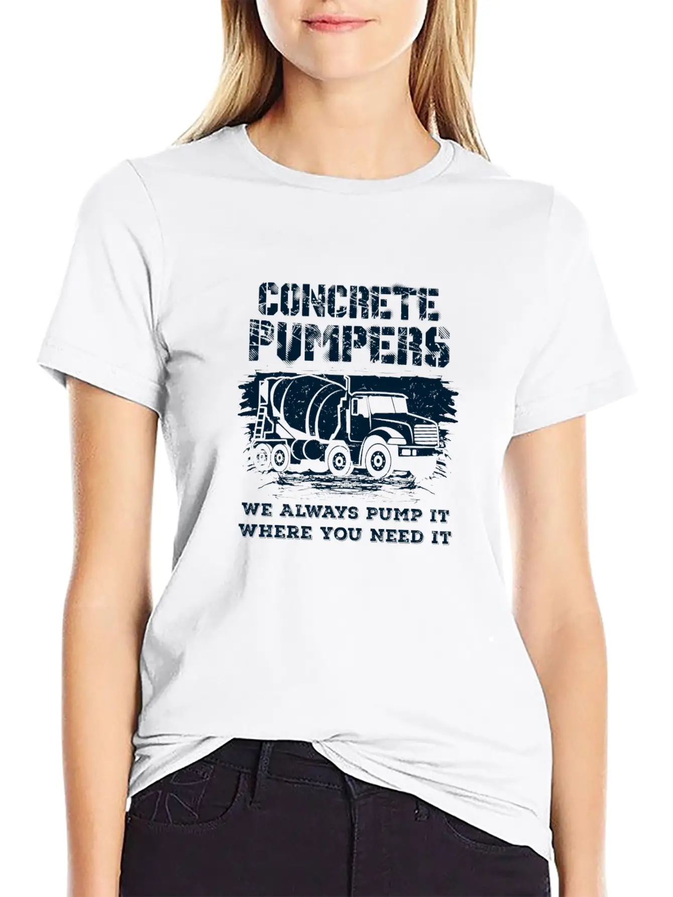 Concrete Pumpers We Always Pump It II Gift Essential Cotton Tee For Daily Outfits ¨C Unisex Style