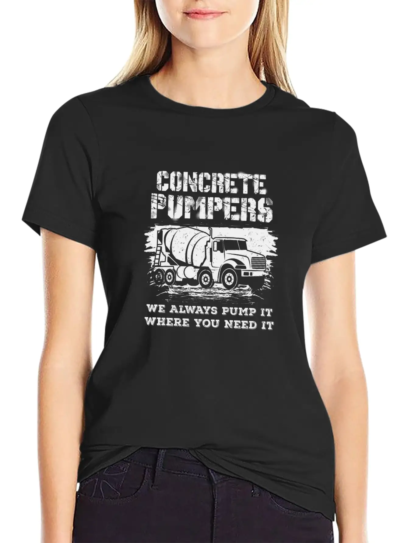 Concrete Pumpers We Always Pump It II Gift Essential Cotton Tee For Daily Outfits ¨C Unisex Style