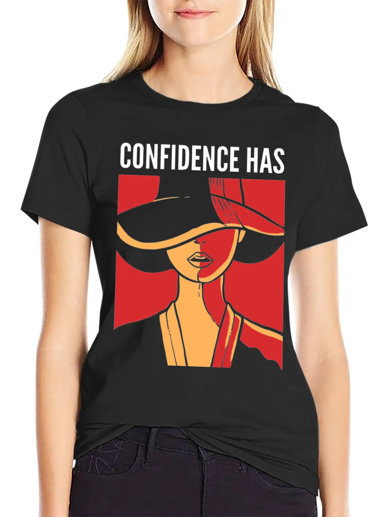 Confidence Has No Competition Lady Boss Gift Essential Cotton Tee For Daily Outfits ¨C Unisex Style
