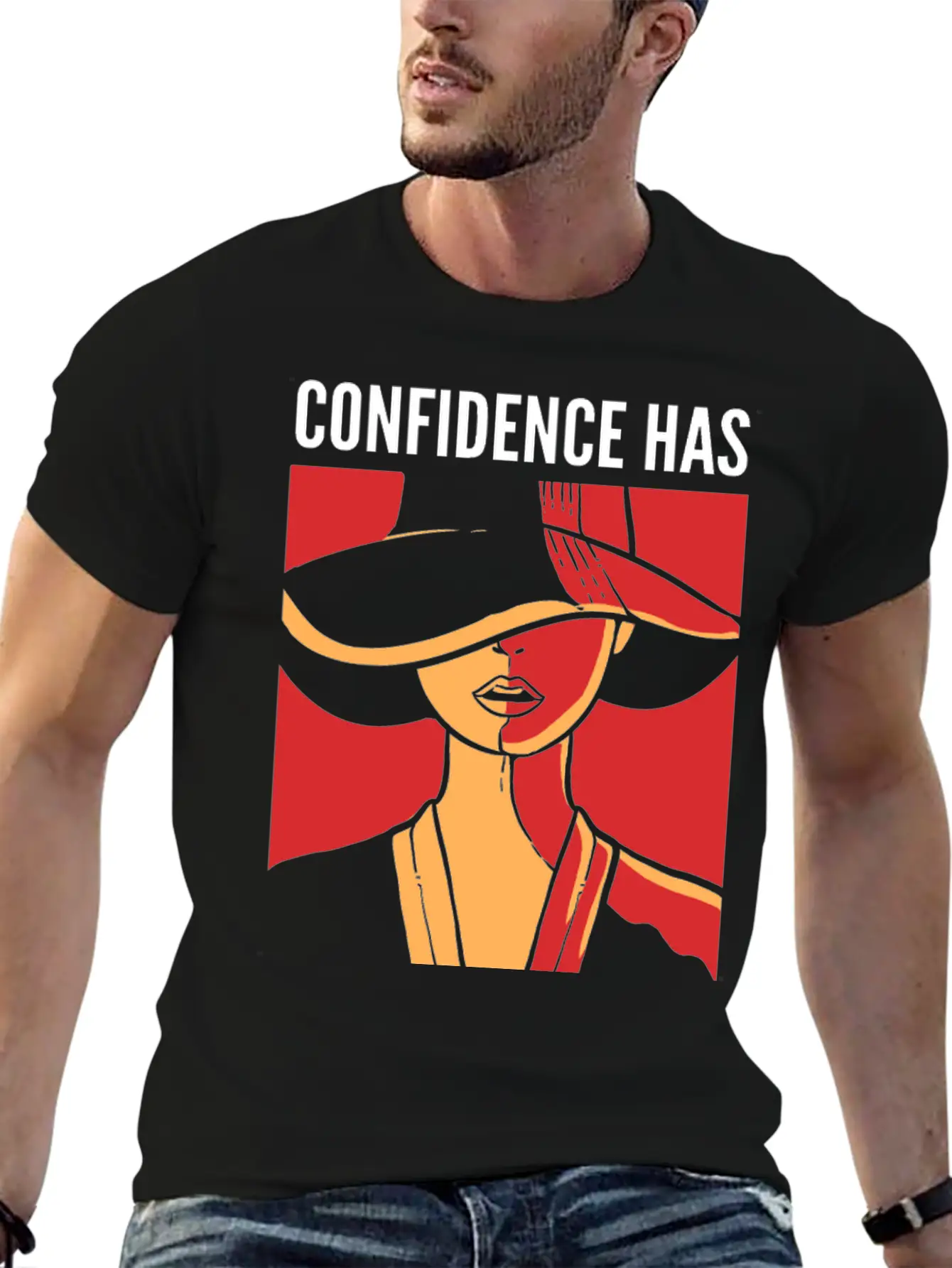 Confidence Has No Competition Lady Boss Gift Essential Cotton Tee For Daily Outfits ¨C Unisex Style