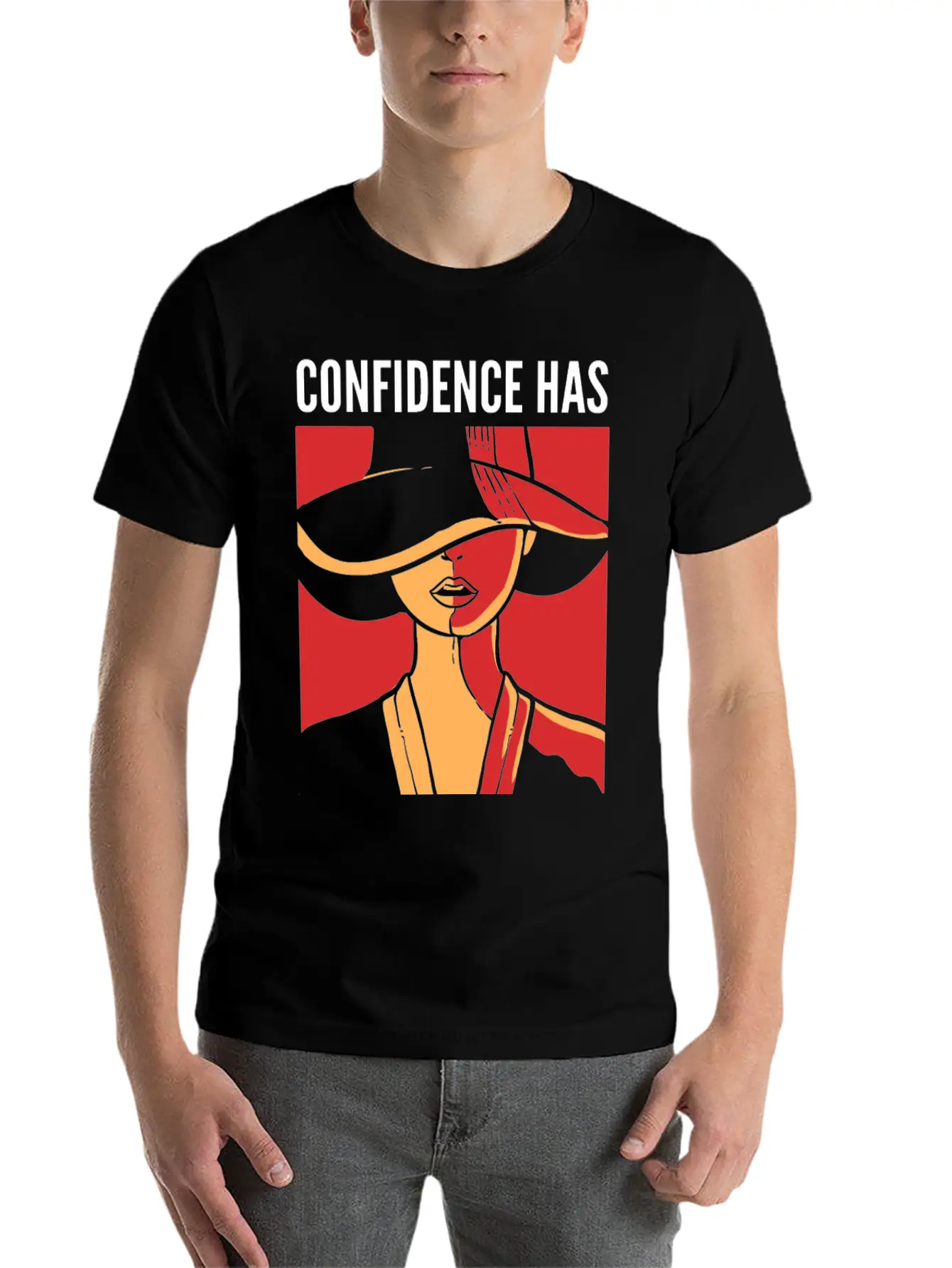 Confidence Has No Competition Lady Boss Gift Essential Cotton Tee For Daily Outfits ¨C Unisex Style