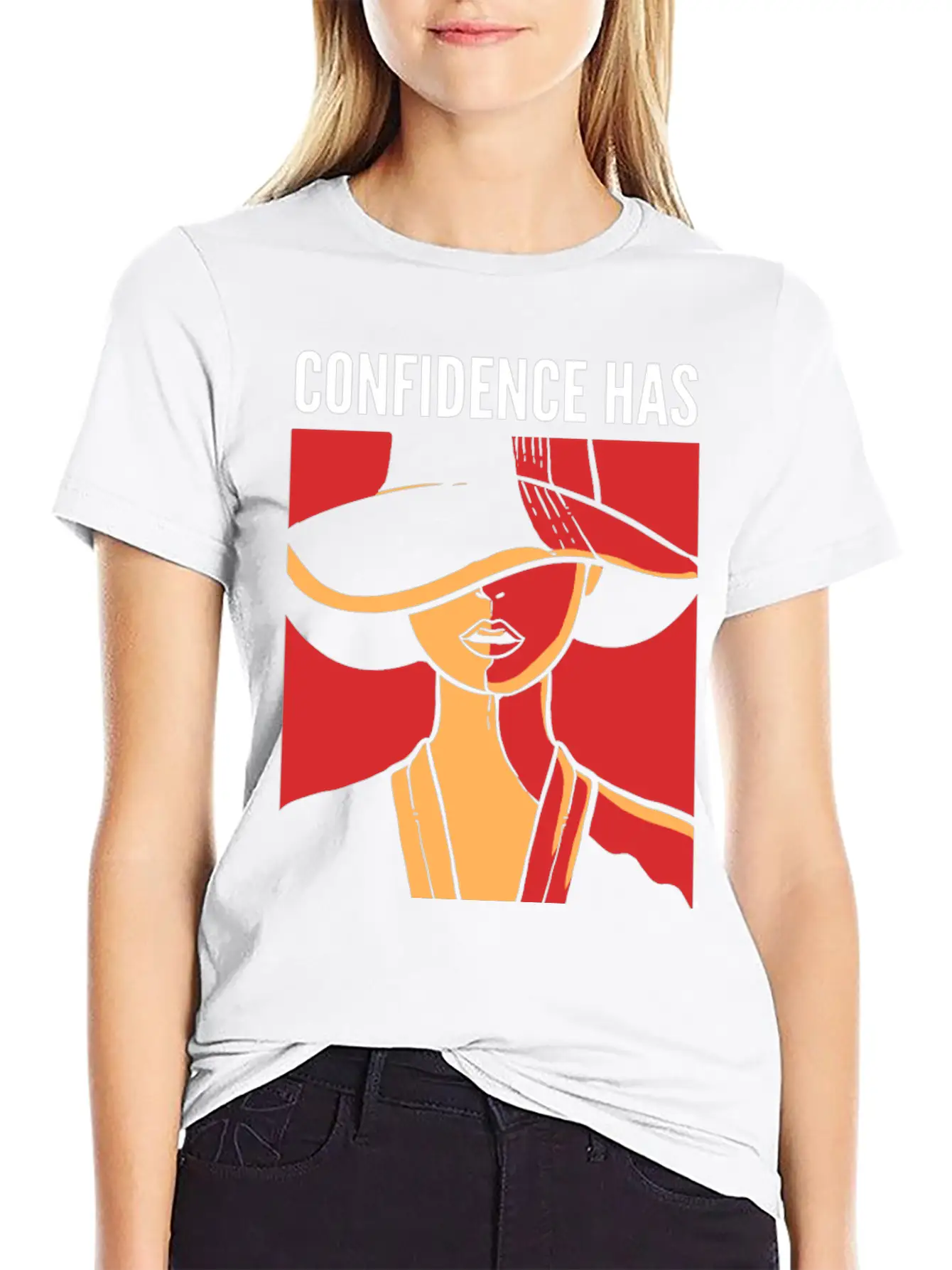 Confidence Has No Competition Lady Boss Gift Essential Cotton Tee For Daily Outfits ¨C Unisex Style