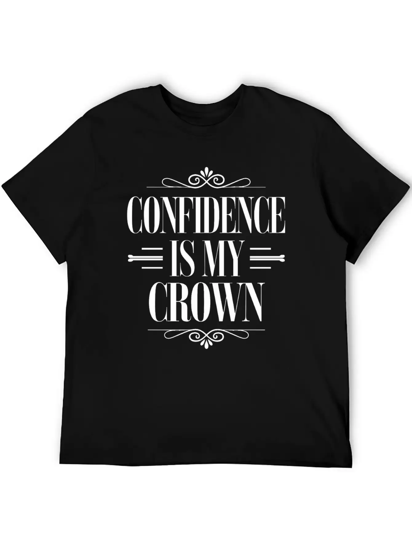 Confidence Is My Crown Leo Character Zodiac Soft Cotton Short Sleeve Tee ¨C Unisex Wardrobe Staple