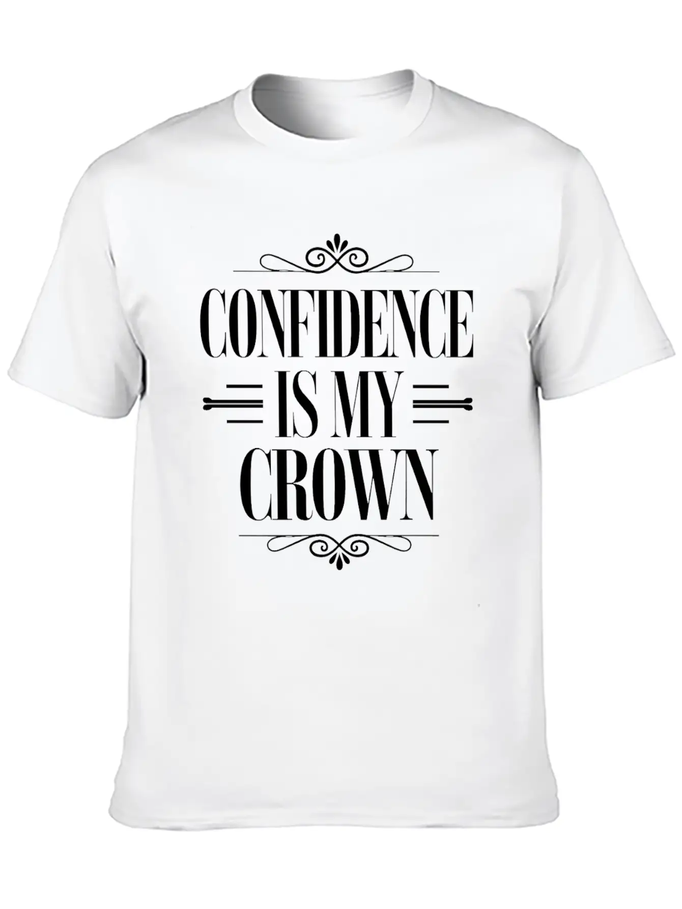 Confidence Is My Crown Leo Character Zodiac Soft Cotton Short Sleeve Tee ¨C Unisex Wardrobe Staple