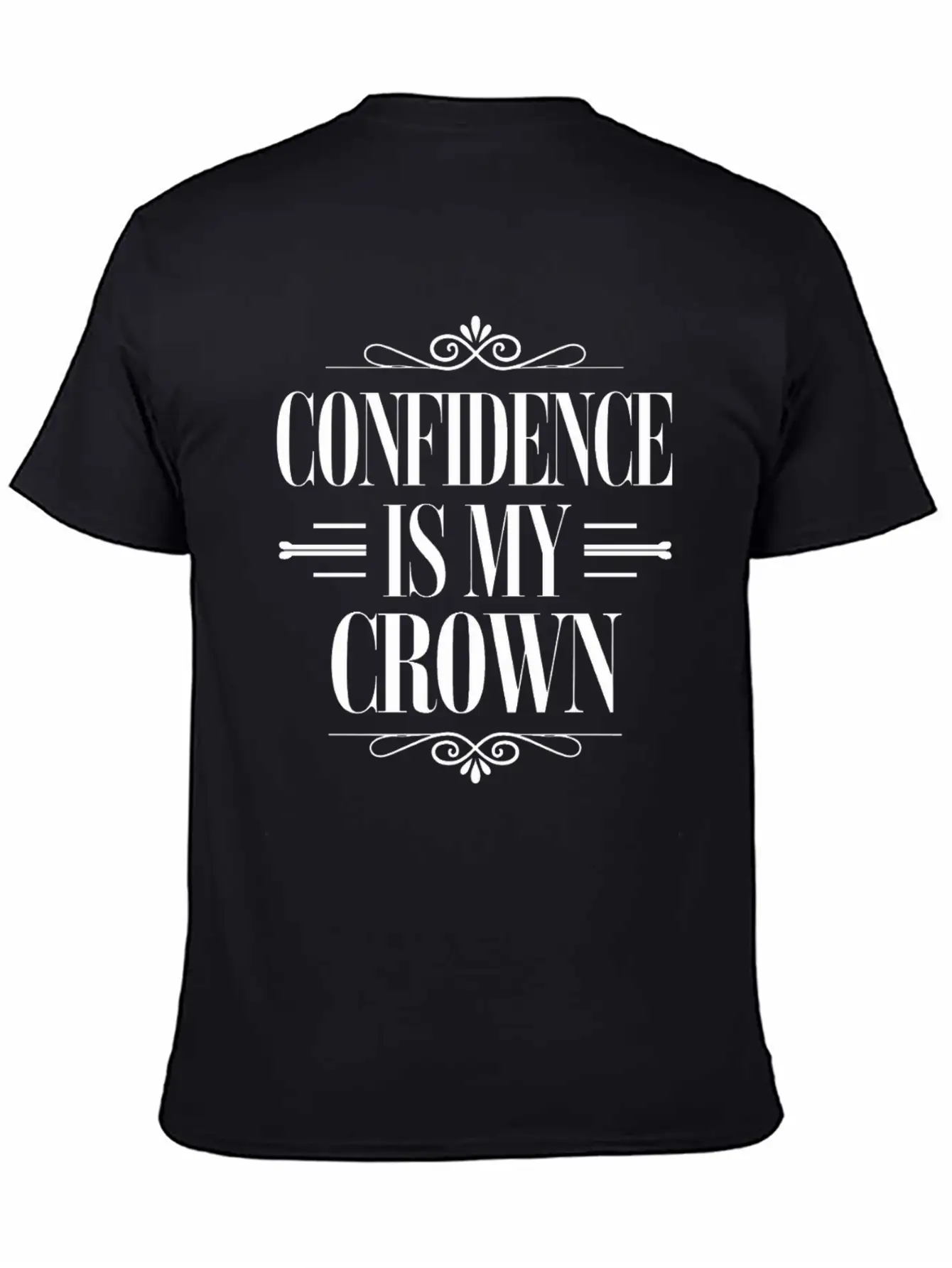 Confidence Is My Crown Leo Character Zodiac Soft Cotton Short Sleeve Tee ¨C Unisex Wardrobe Staple
