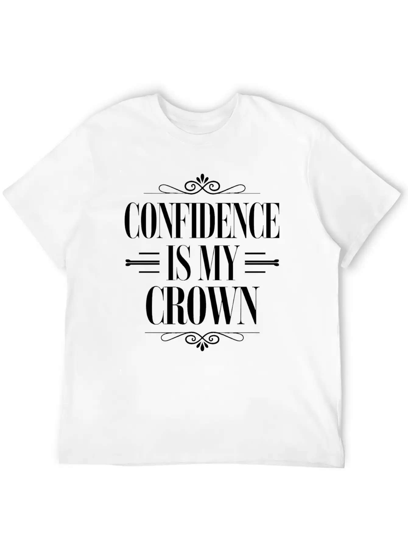 Confidence Is My Crown Leo Character Zodiac Soft Cotton Short Sleeve Tee ¨C Unisex Wardrobe Staple
