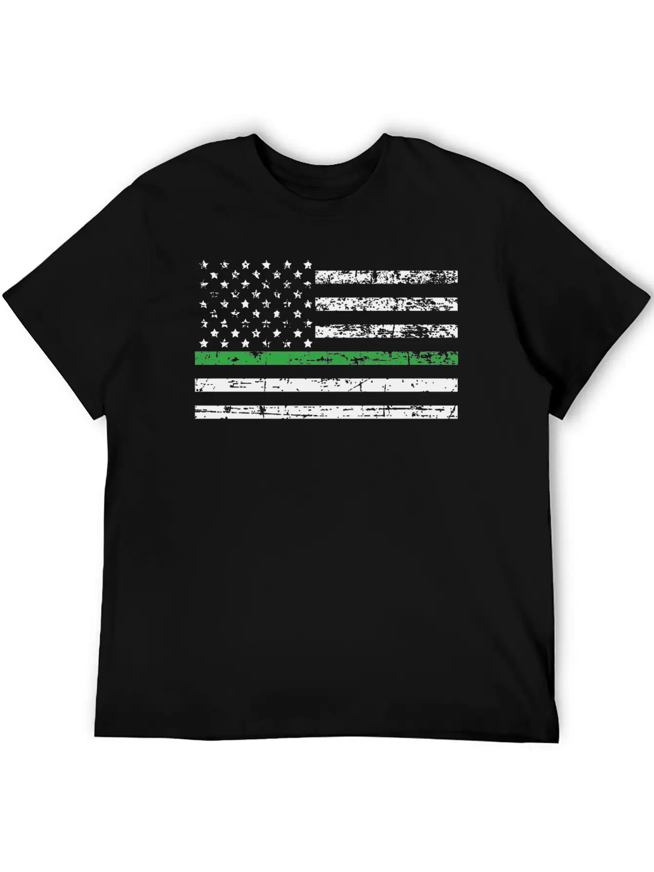 Conservation Officer Thin Green Line Flag Basic Graphic T-Shirt ¨C Daily Comfort In Soft Cotton