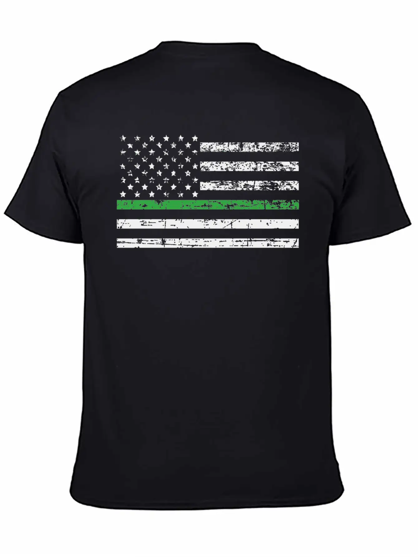 Conservation Officer Thin Green Line Flag Basic Graphic T-Shirt ¨C Daily Comfort In Soft Cotton