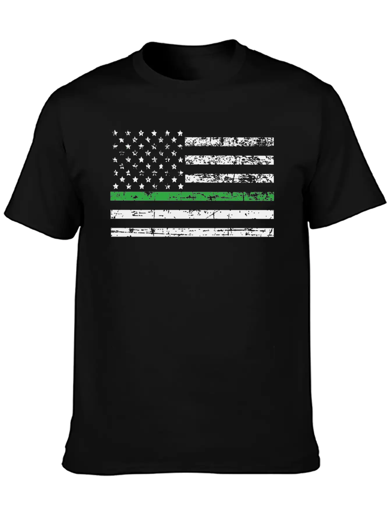Conservation Officer Thin Green Line Flag Basic Graphic T-Shirt ¨C Daily Comfort In Soft Cotton