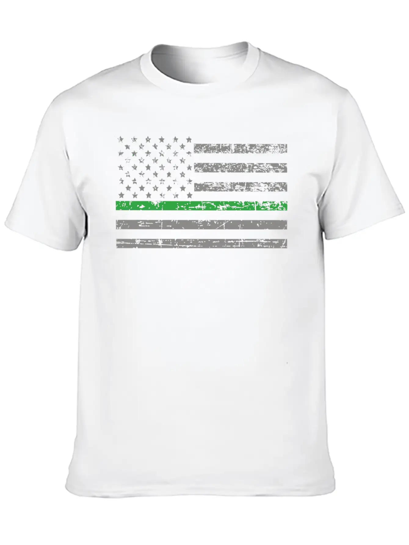 Conservation Officer Thin Green Line Flag Basic Graphic T-Shirt ¨C Daily Comfort In Soft Cotton