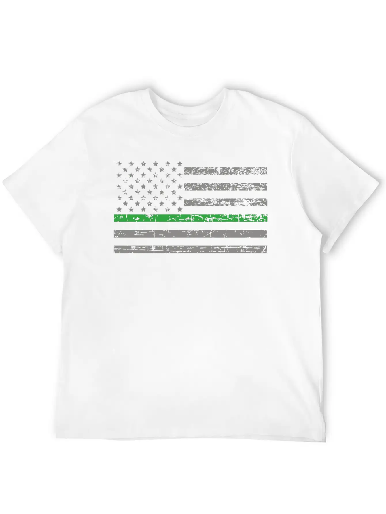 Conservation Officer Thin Green Line Flag Basic Graphic T-Shirt ¨C Daily Comfort In Soft Cotton