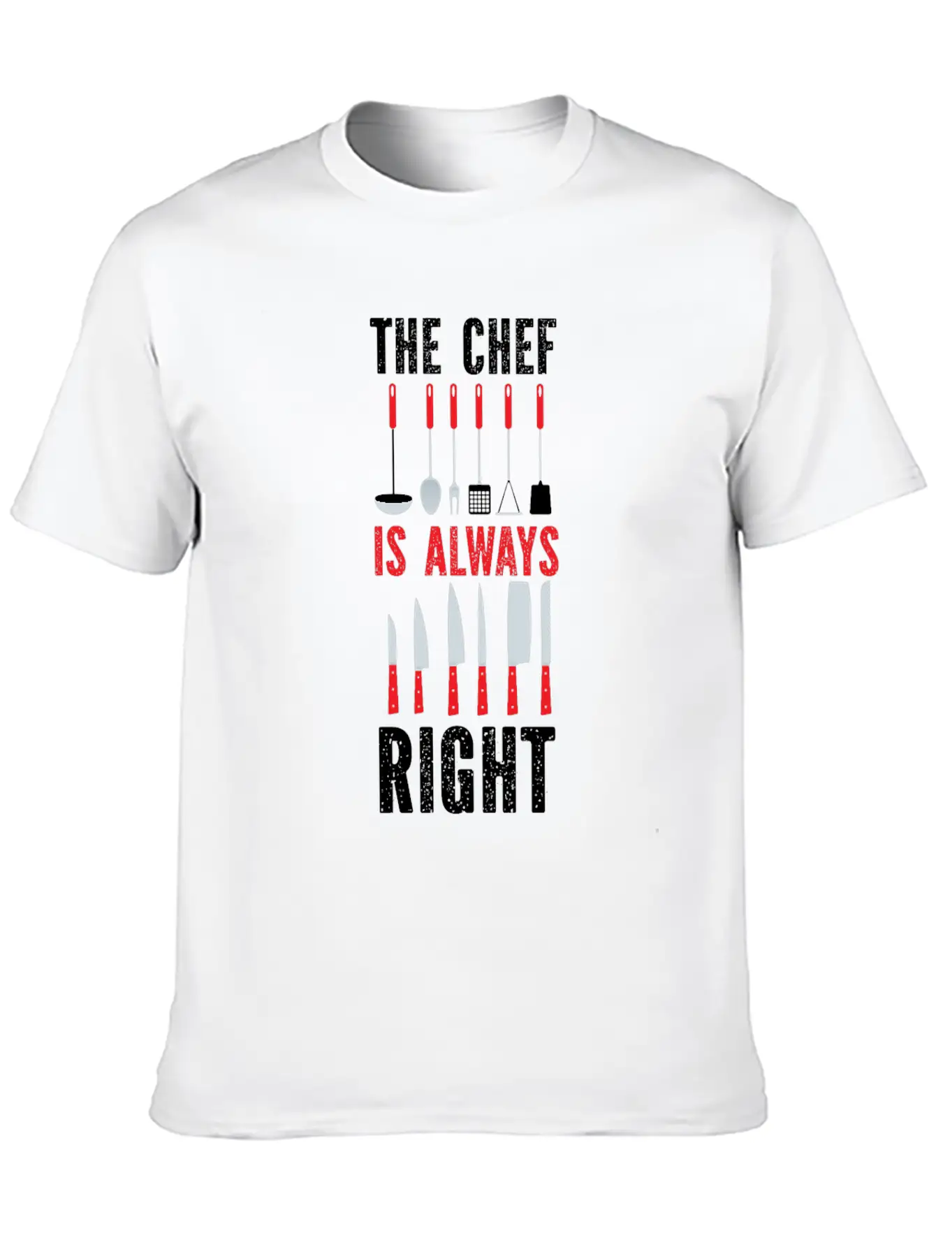 Cooking Cook Kitchen Chef The Chef Basic Graphic T-Shirt ¨C Daily Comfort In Soft Cotton