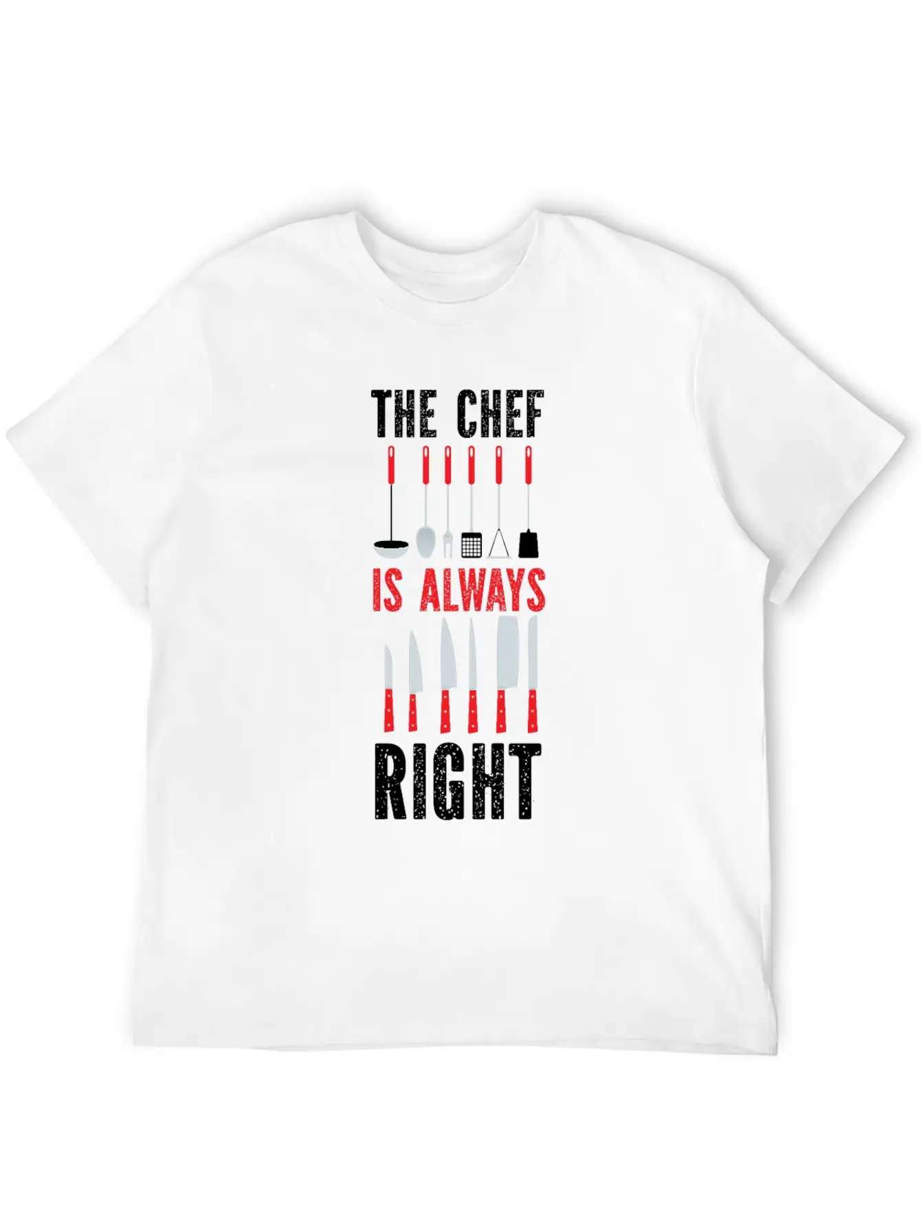Cooking Cook Kitchen Chef The Chef Basic Graphic T-Shirt ¨C Daily Comfort In Soft Cotton