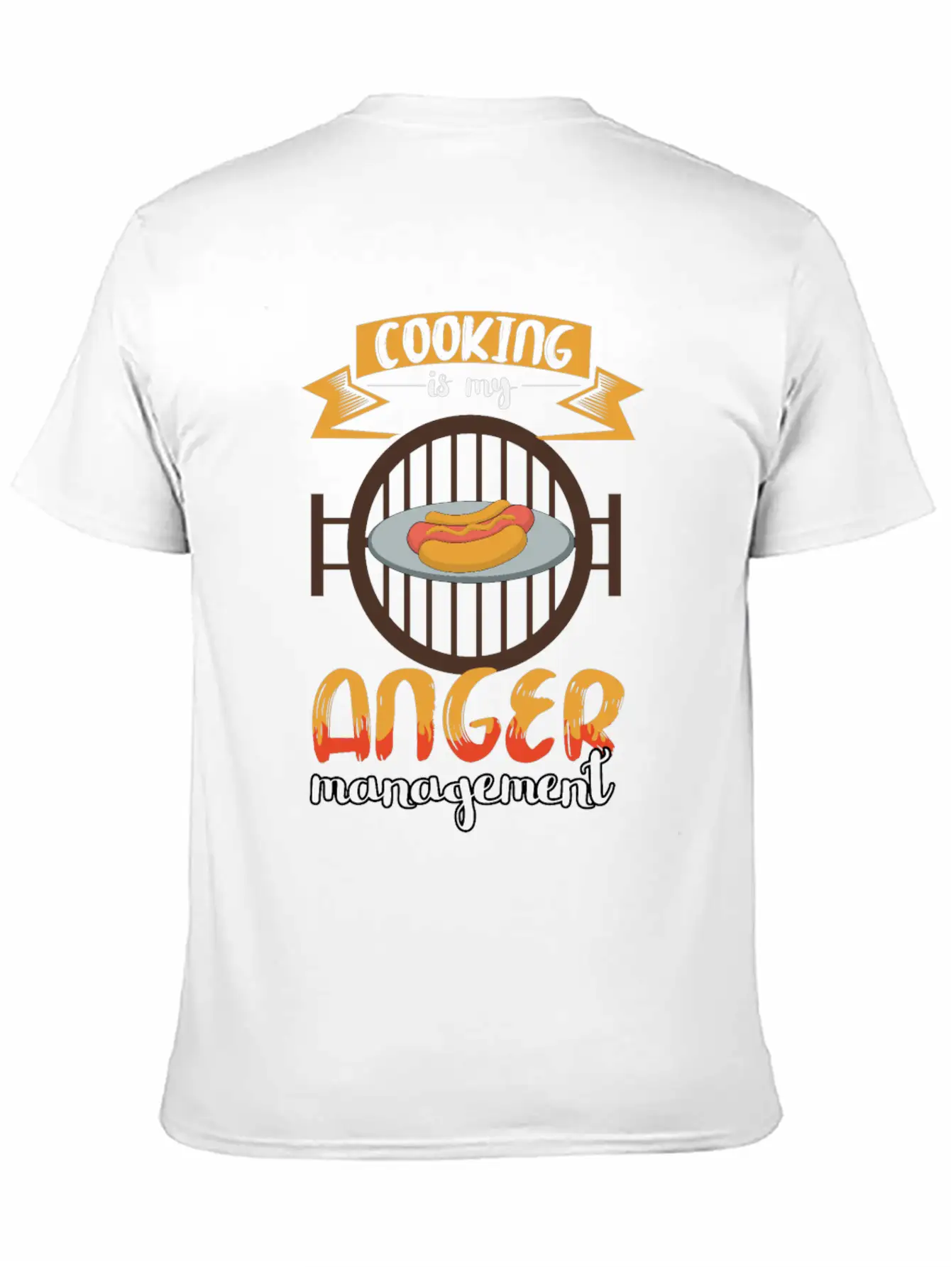 Cooking Is My Anger Management Chef Essential Cotton Tee For Daily Outfits ¨C Unisex Style
