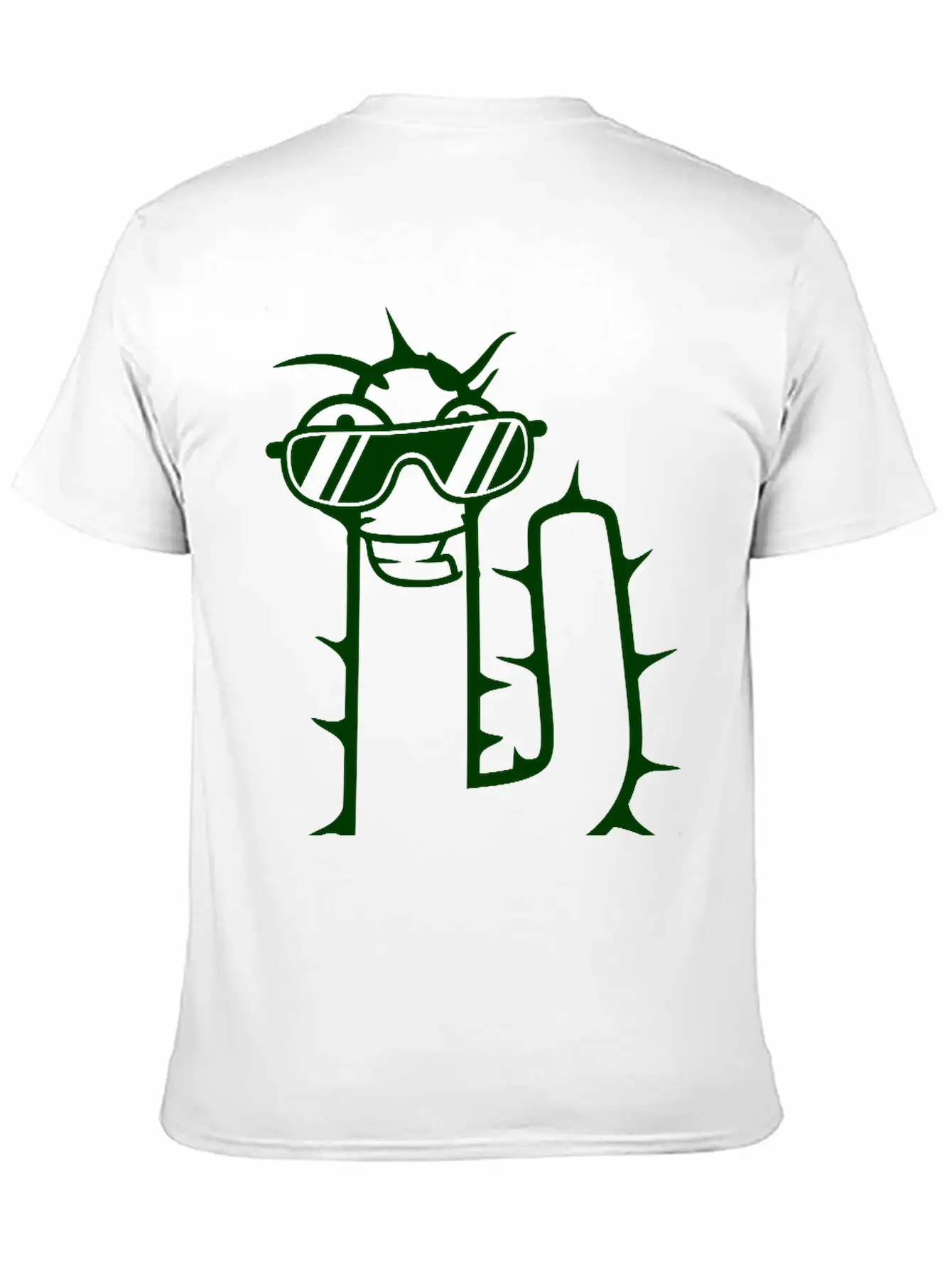 Cool DJ Desert Cactus Sunglasses Funny Music Party Basic Graphic T-Shirt ¨C Daily Comfort In Soft Cotton