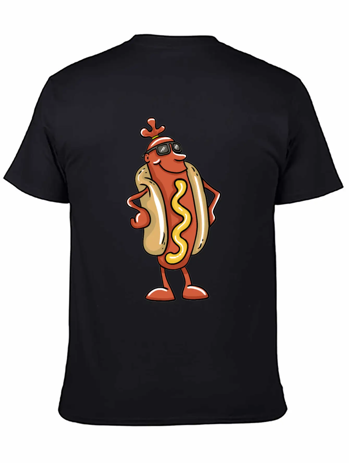 Cool Hot Dog Basic Graphic T-Shirt ¨C Daily Comfort In Soft Cotton