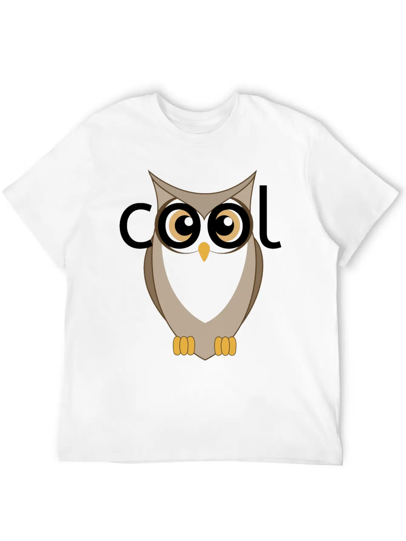 Cool Owl Basic Graphic T-Shirt ¨C Daily Comfort In Soft Cotton