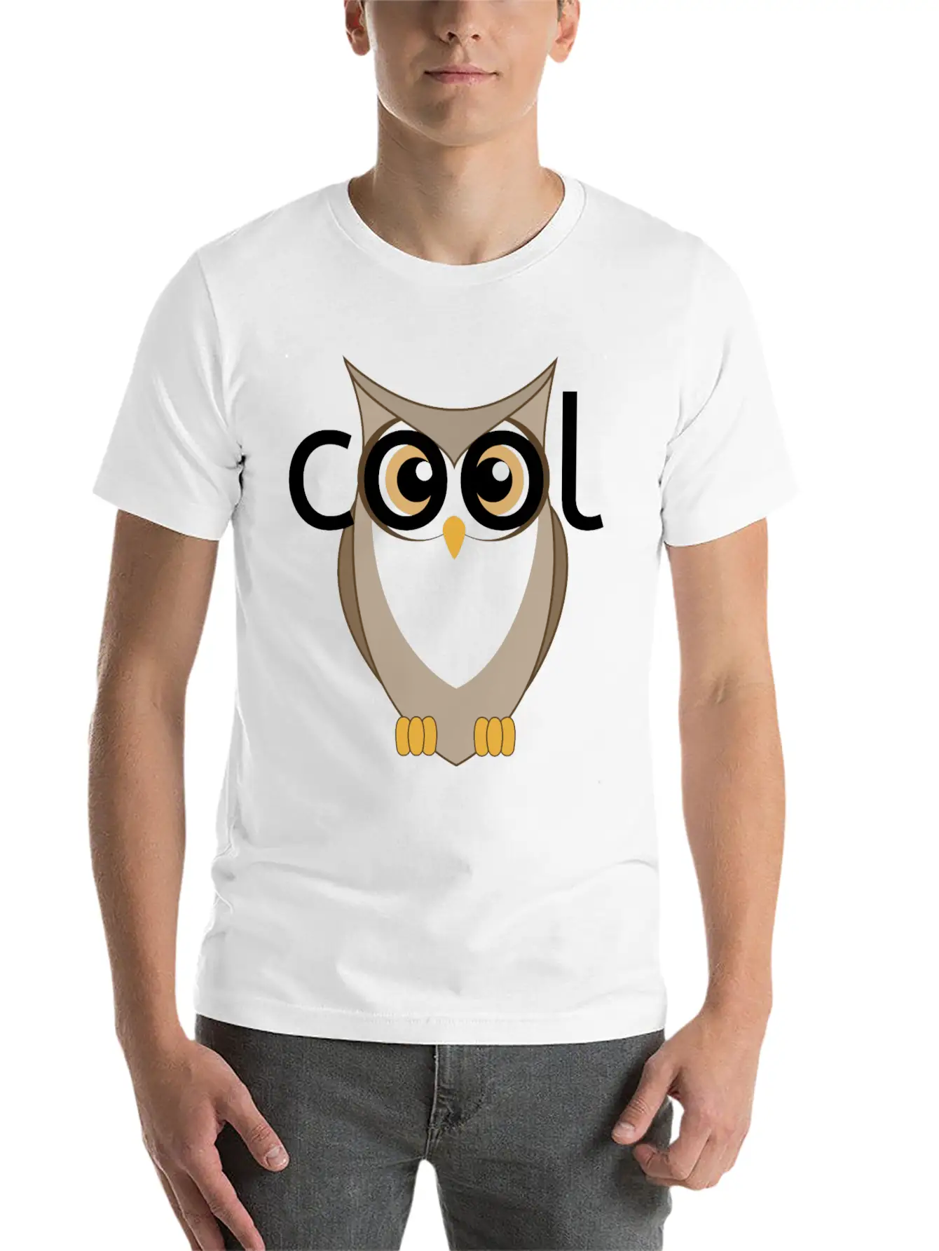 Cool Owl Basic Graphic T-Shirt ¨C Daily Comfort In Soft Cotton