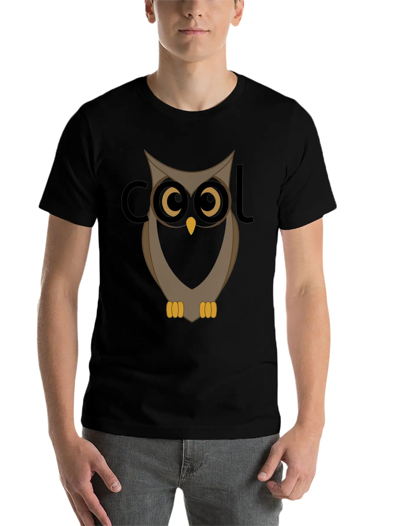 Cool Owl Basic Graphic T-Shirt ¨C Daily Comfort In Soft Cotton