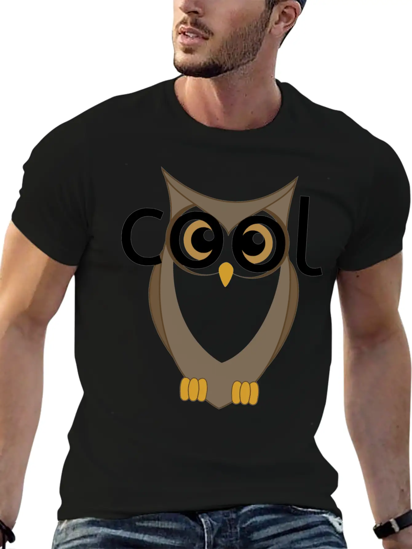 Cool Owl Basic Graphic T-Shirt ¨C Daily Comfort In Soft Cotton