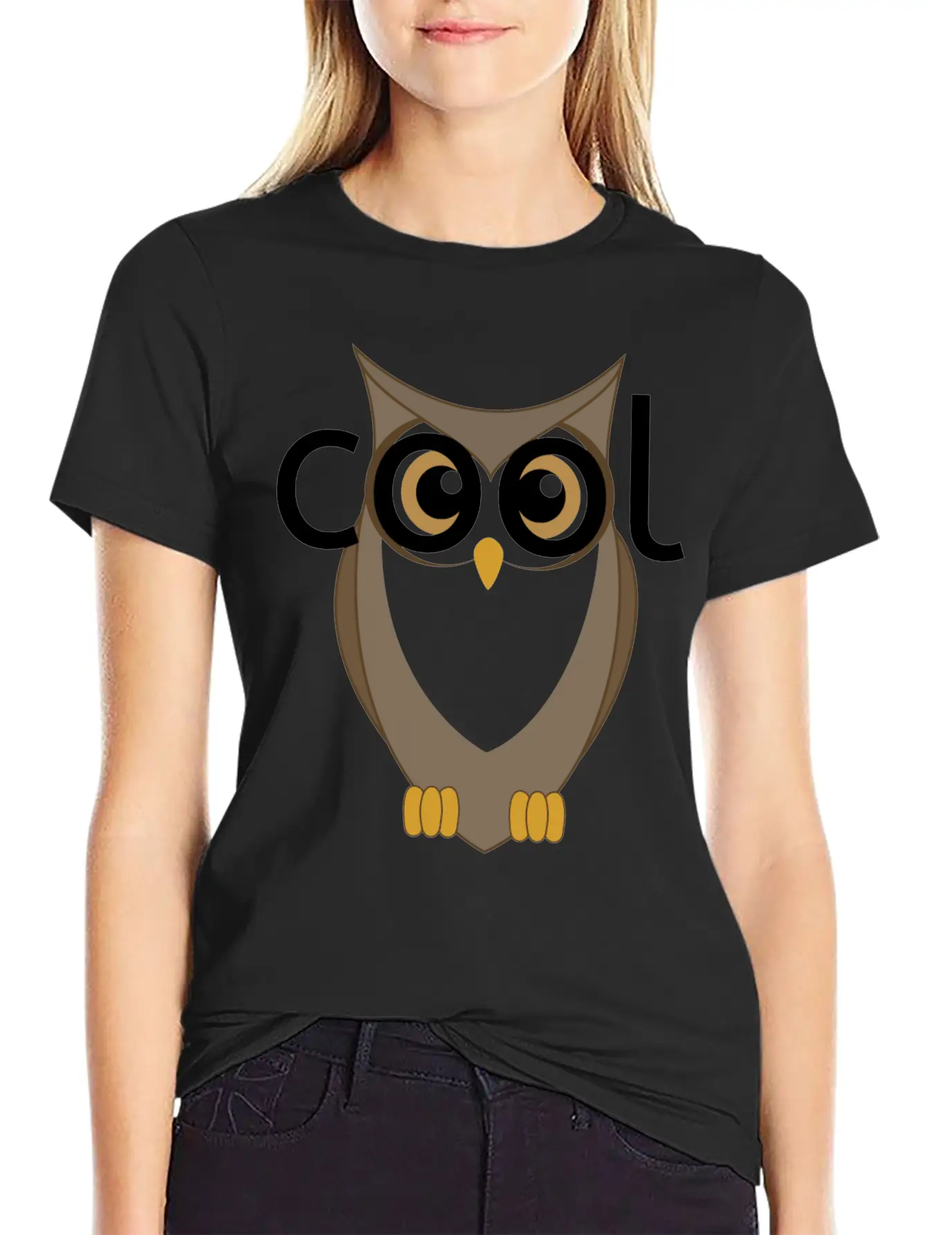 Cool Owl Basic Graphic T-Shirt ¨C Daily Comfort In Soft Cotton