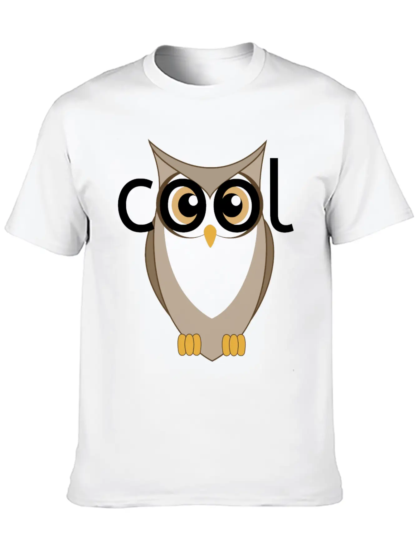 Cool Owl Basic Graphic T-Shirt ¨C Daily Comfort In Soft Cotton
