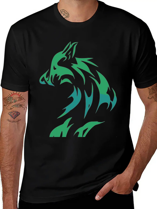 Cool Wolf Essential Cotton Tee For Daily Outfits ¨C Unisex Style