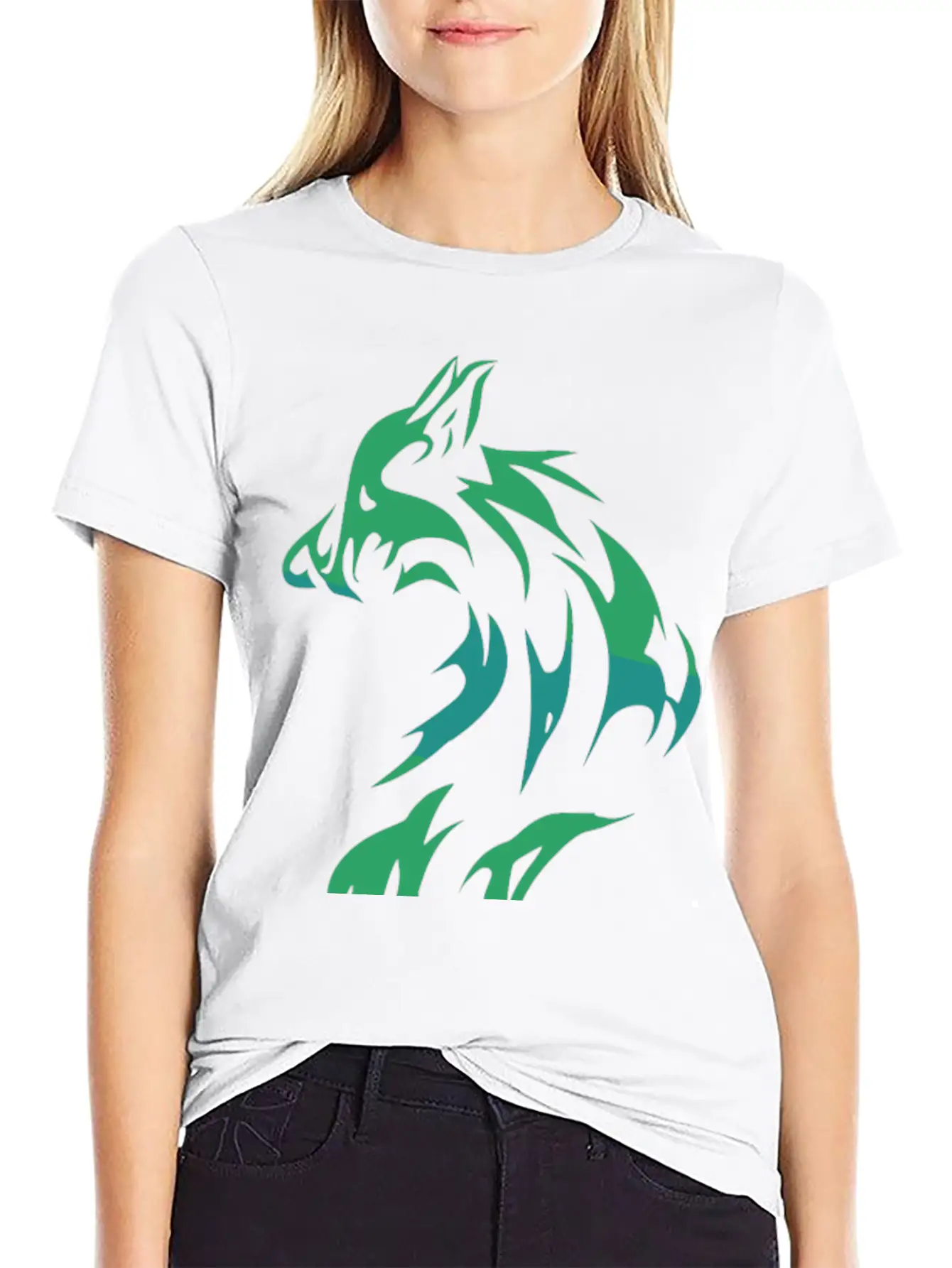 Cool Wolf Essential Cotton Tee For Daily Outfits ¨C Unisex Style