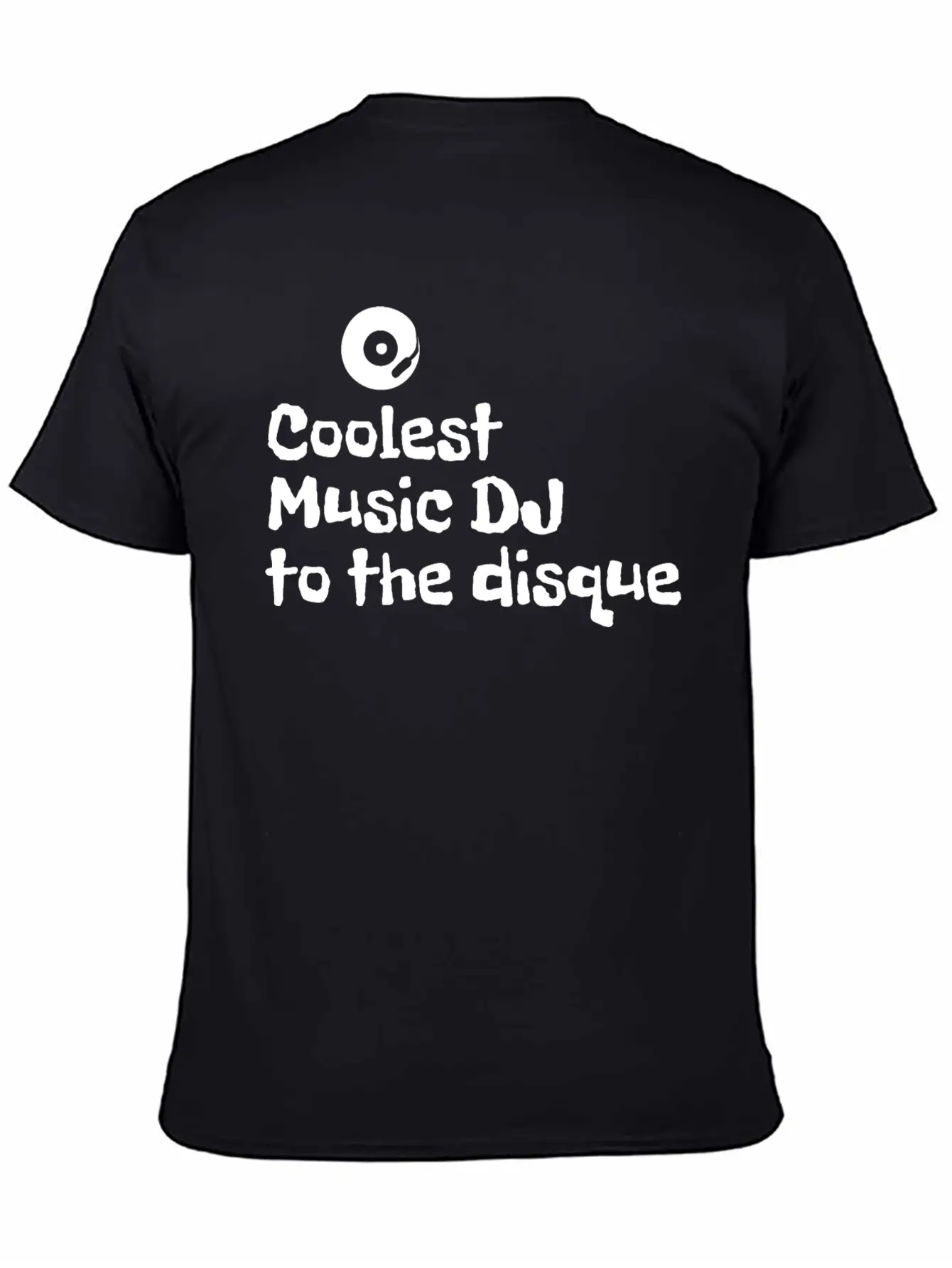 Coolest Music DJ To The Disque Essential Cotton Tee For Daily Outfits ¨C Unisex Style