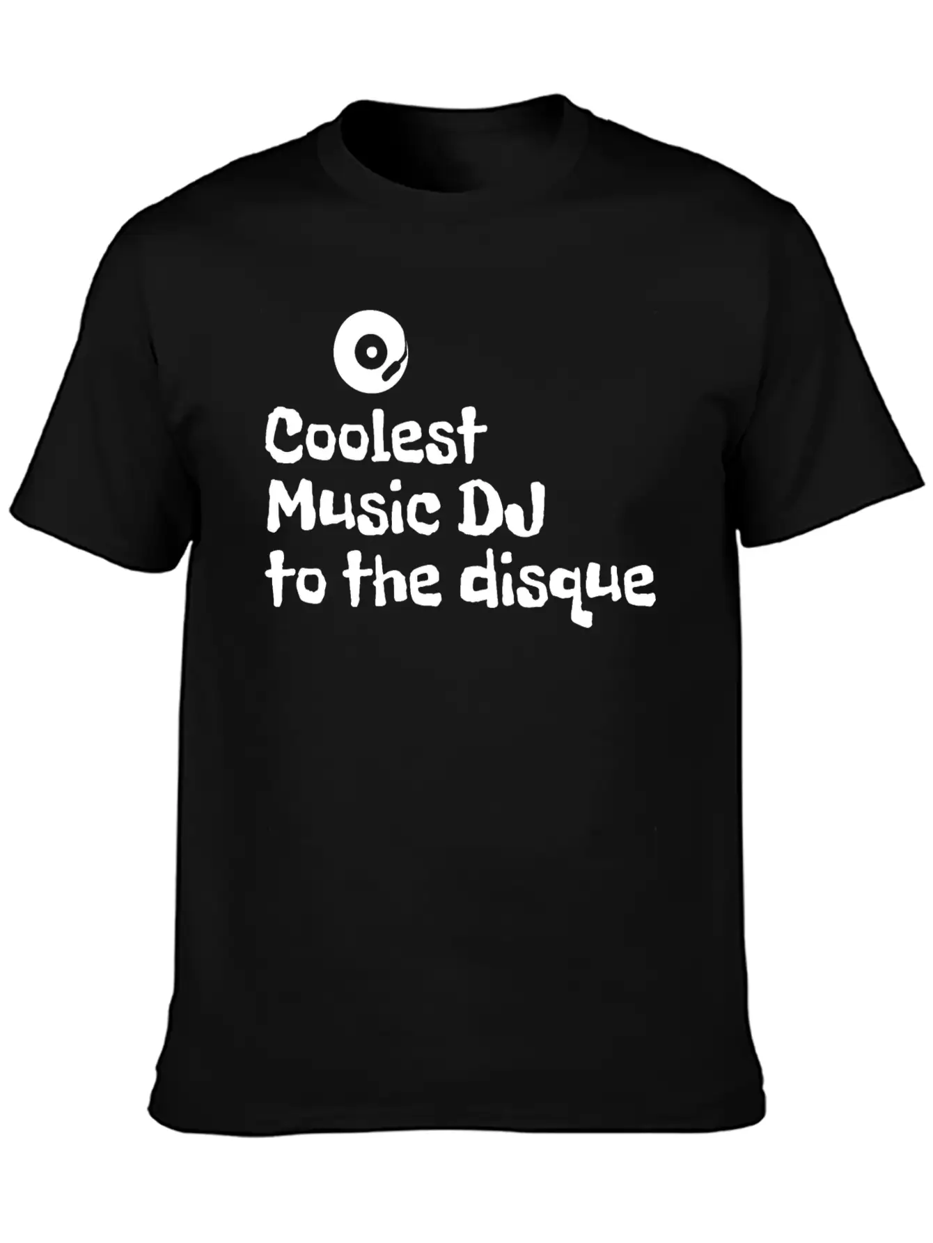 Coolest Music DJ To The Disque Essential Cotton Tee For Daily Outfits ¨C Unisex Style