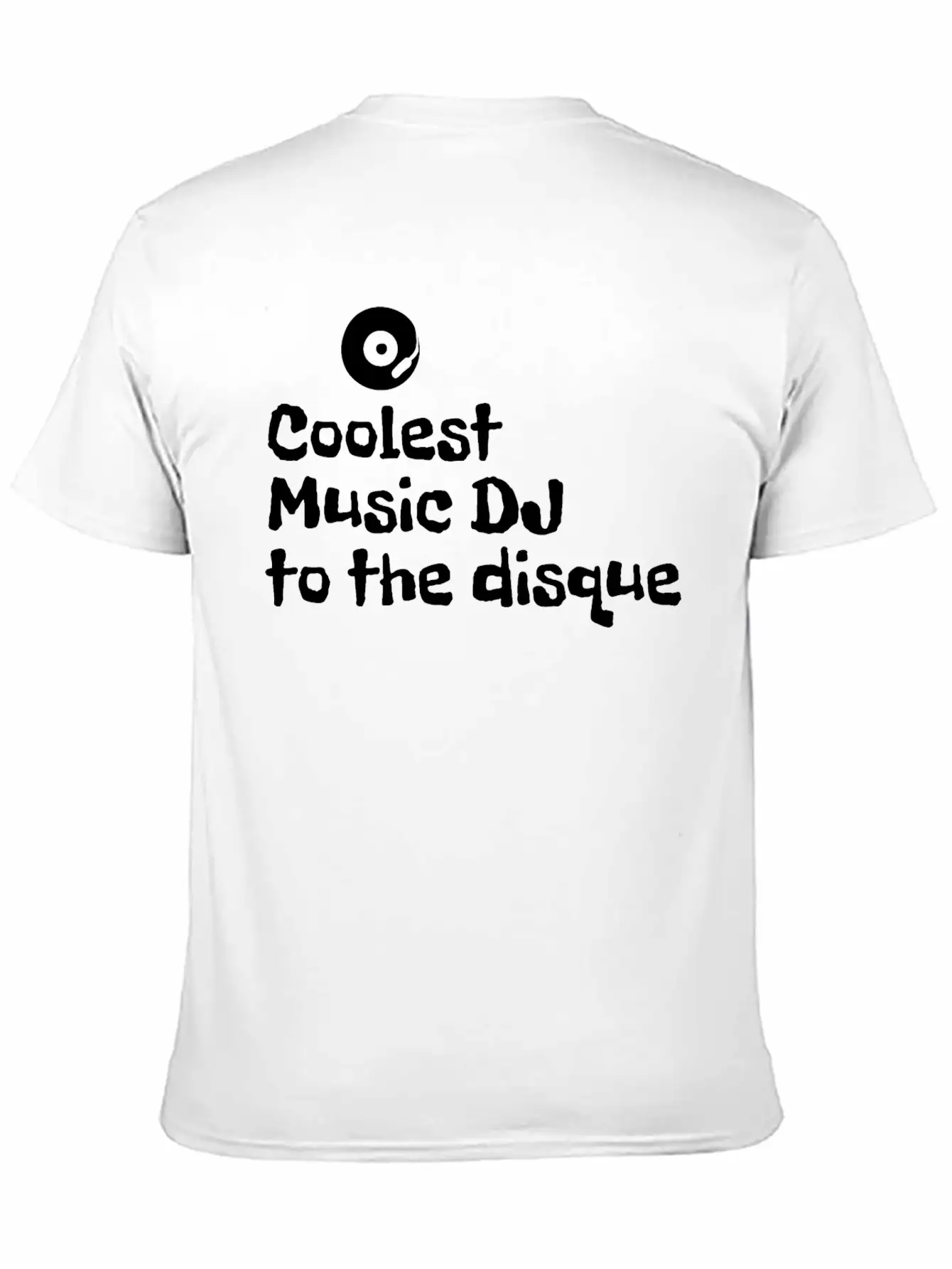 Coolest Music DJ To The Disque Essential Cotton Tee For Daily Outfits ¨C Unisex Style