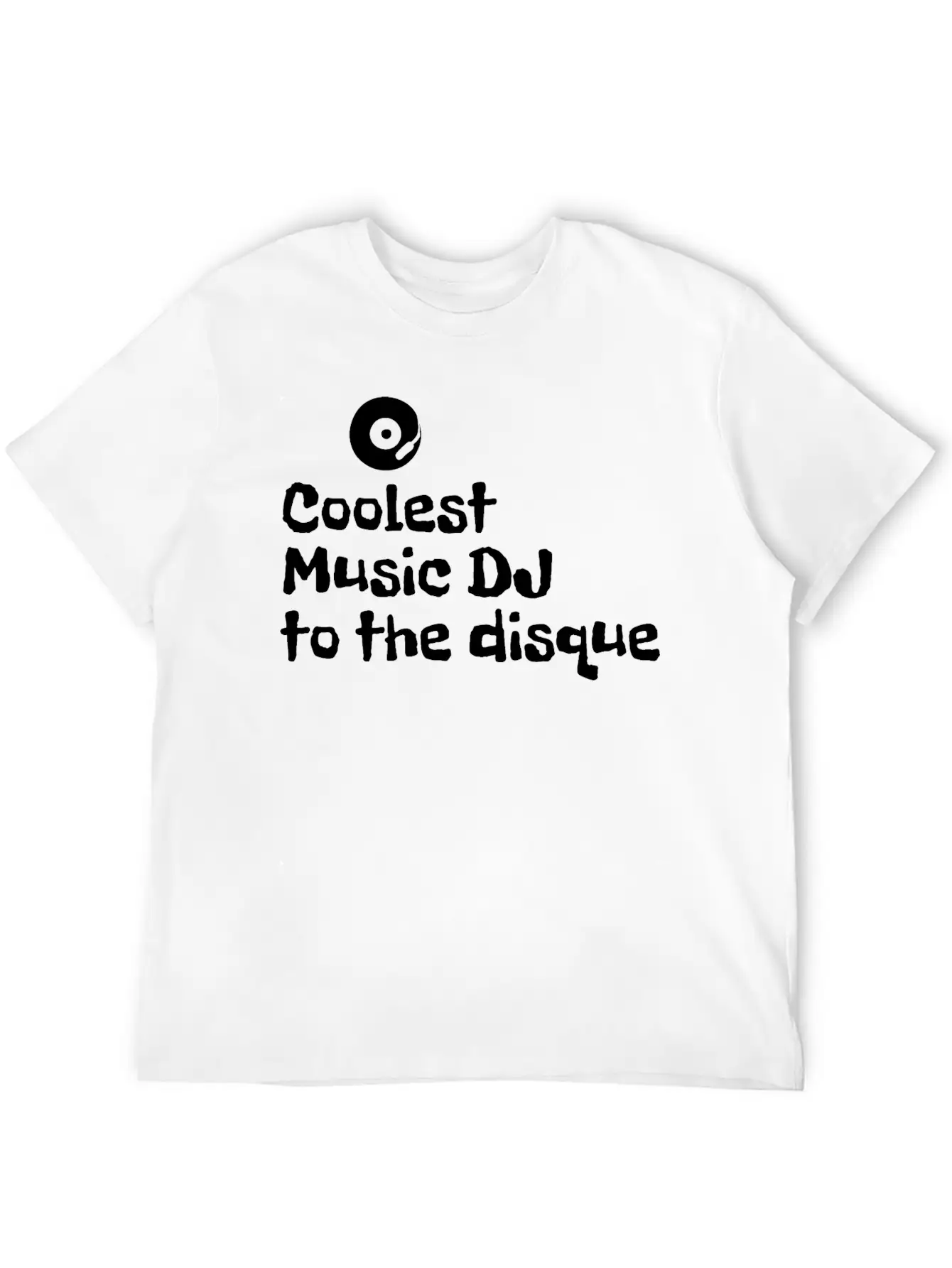 Coolest Music DJ To The Disque Essential Cotton Tee For Daily Outfits ¨C Unisex Style
