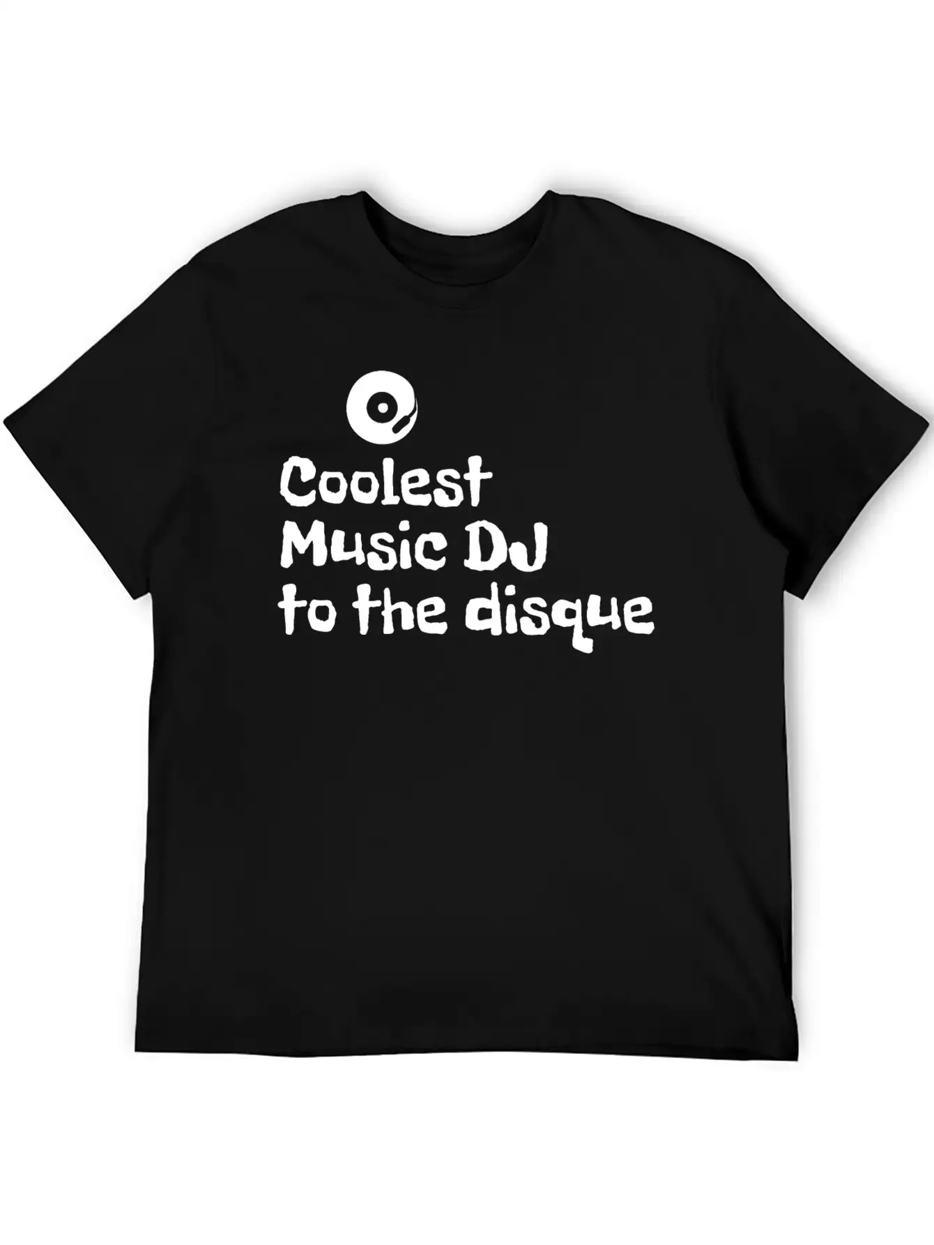 Coolest Music DJ To The Disque Essential Cotton Tee For Daily Outfits ¨C Unisex Style