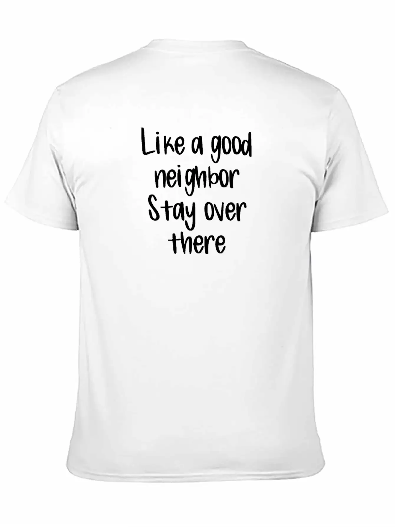 Covid19 Quarantine Like A Good Neighbor Stay Over Essential Cotton Tee For Daily Outfits ¨C Unisex Style